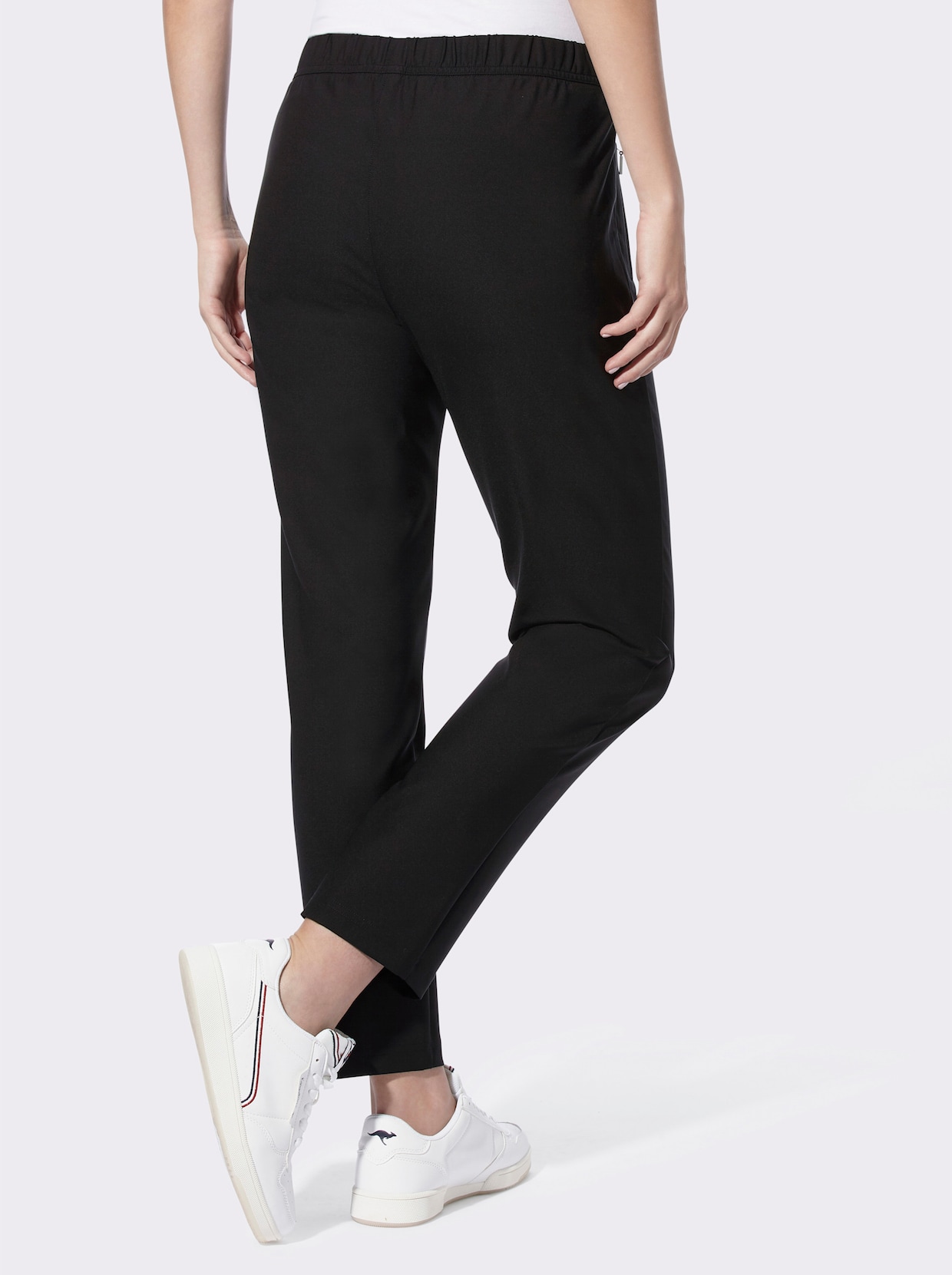 heine comfortbroek - zwart