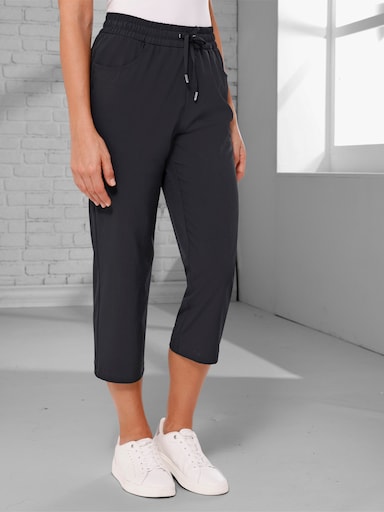 7/8-Hose atmungsaktiv und pflegeleicht - schwarz