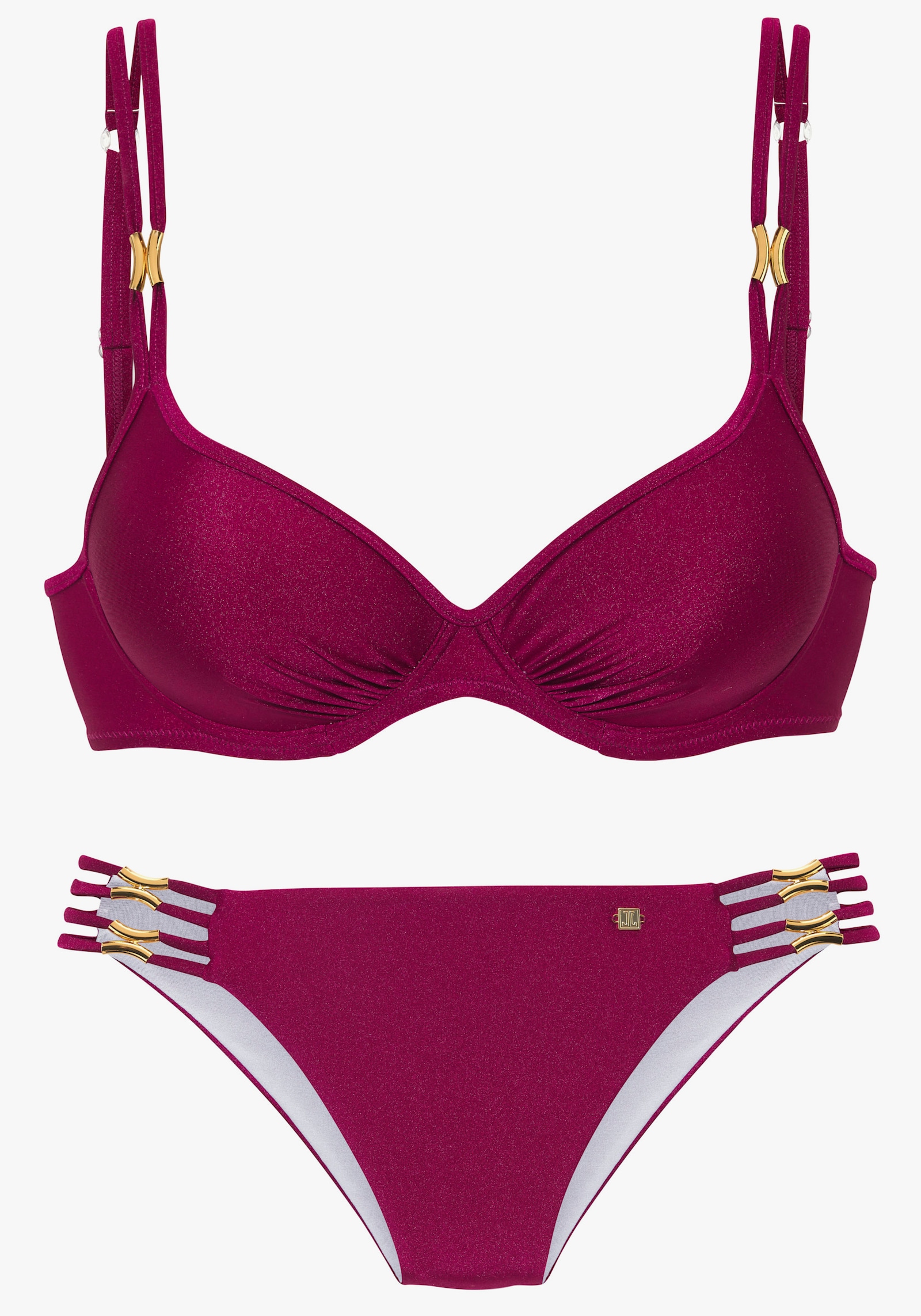 JETTE Maillot de bain à armatures - mûre