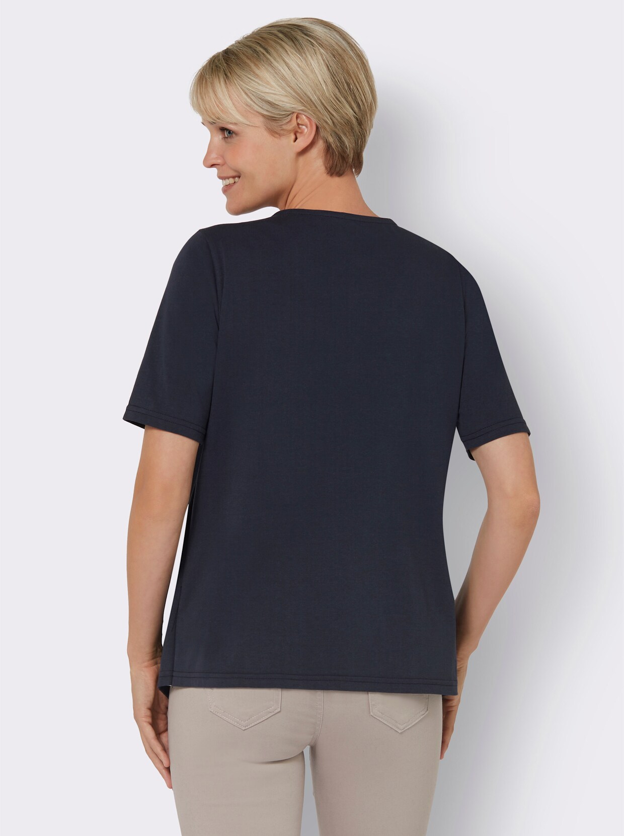 2-in-1-shirt - marine