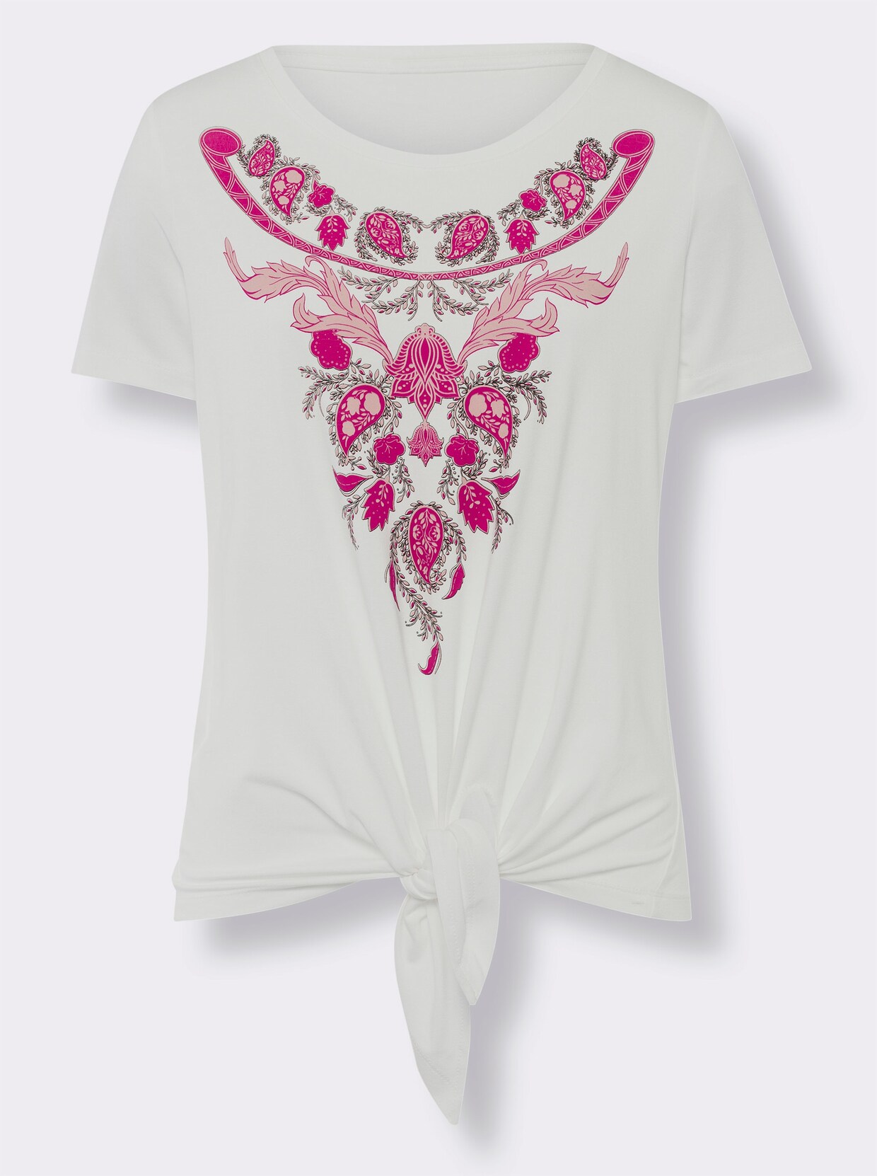heine Shirt met print - ecru