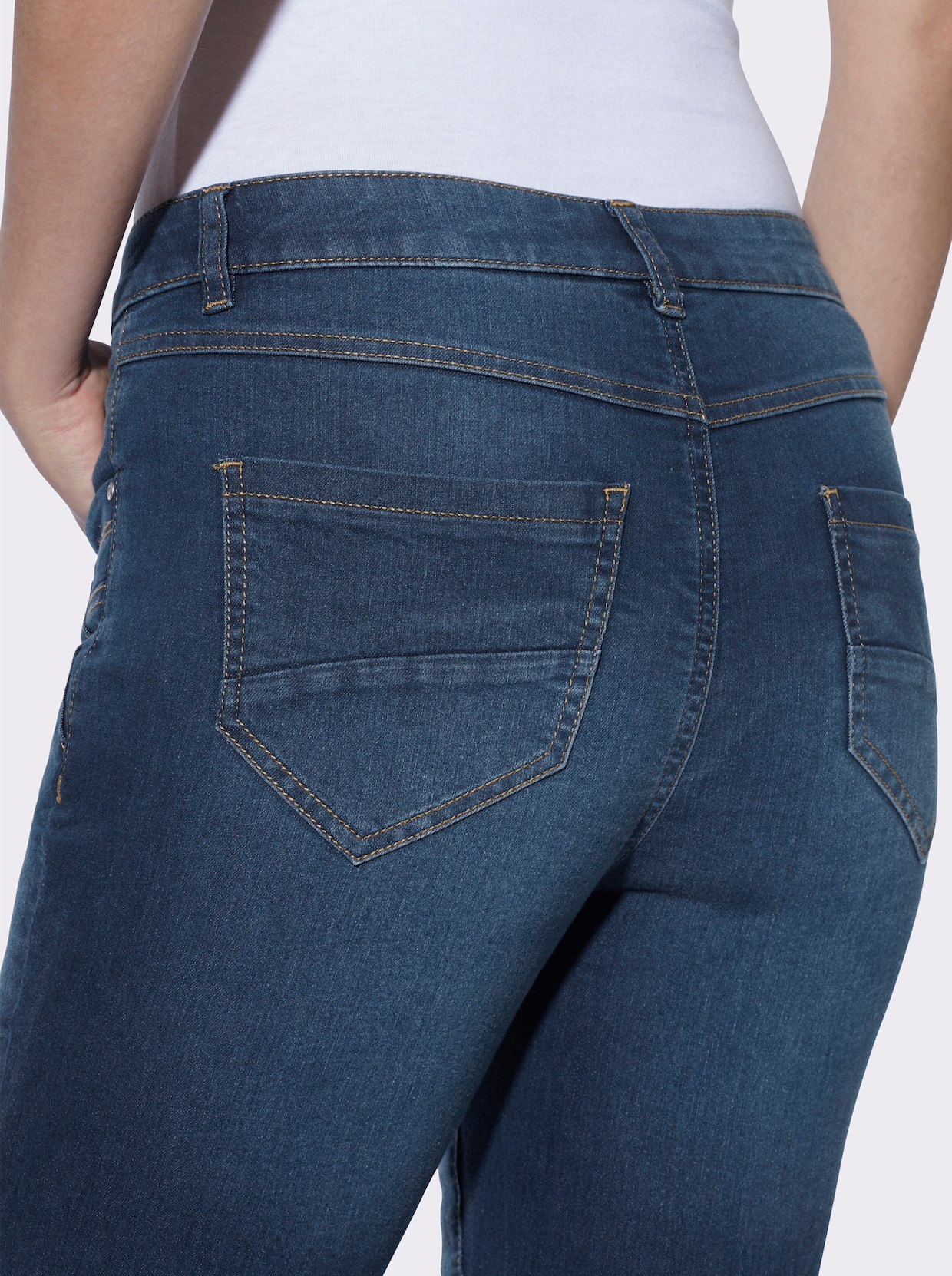 heine Caprijeans - blue-stone-washed