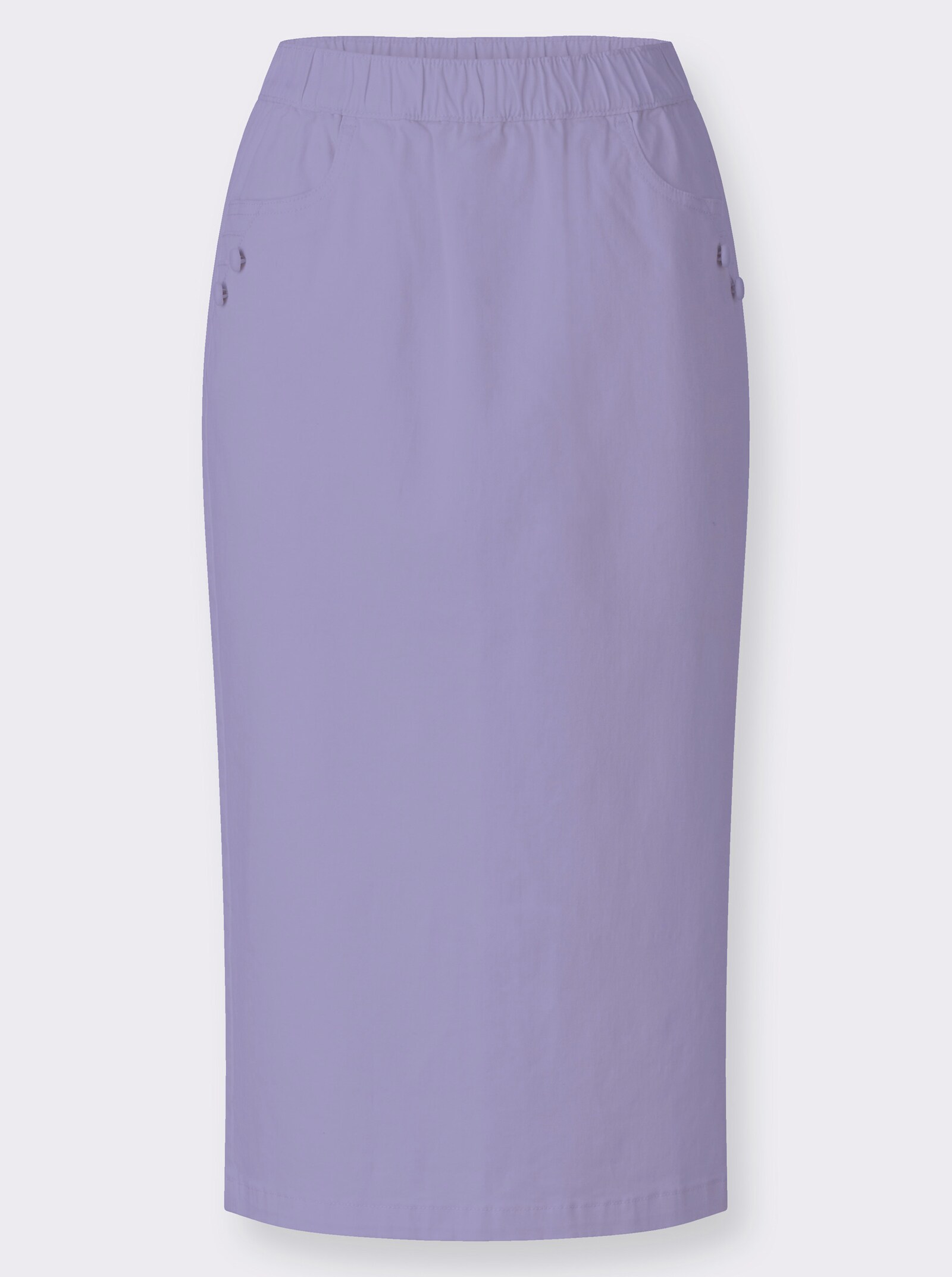 Jeansrock mit Biesenverzierung - lavendel