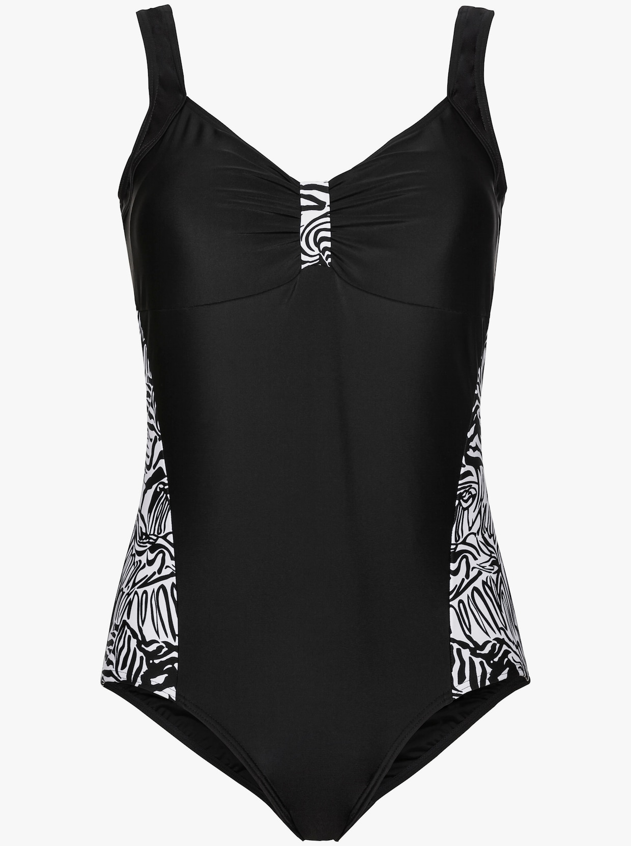 Maillot de bain - noir-blanc imprimé