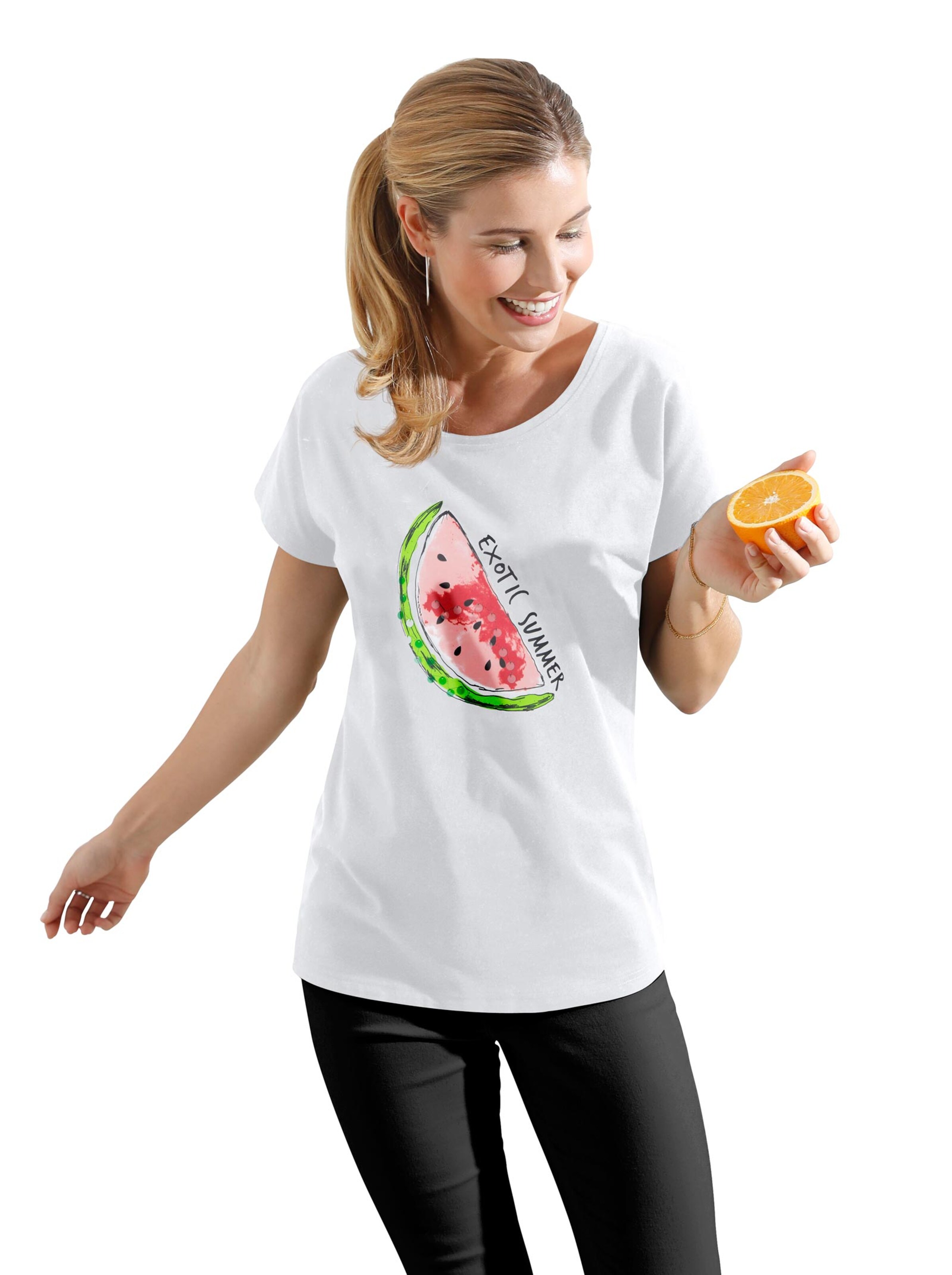 Shirt - weiß-bedruckt