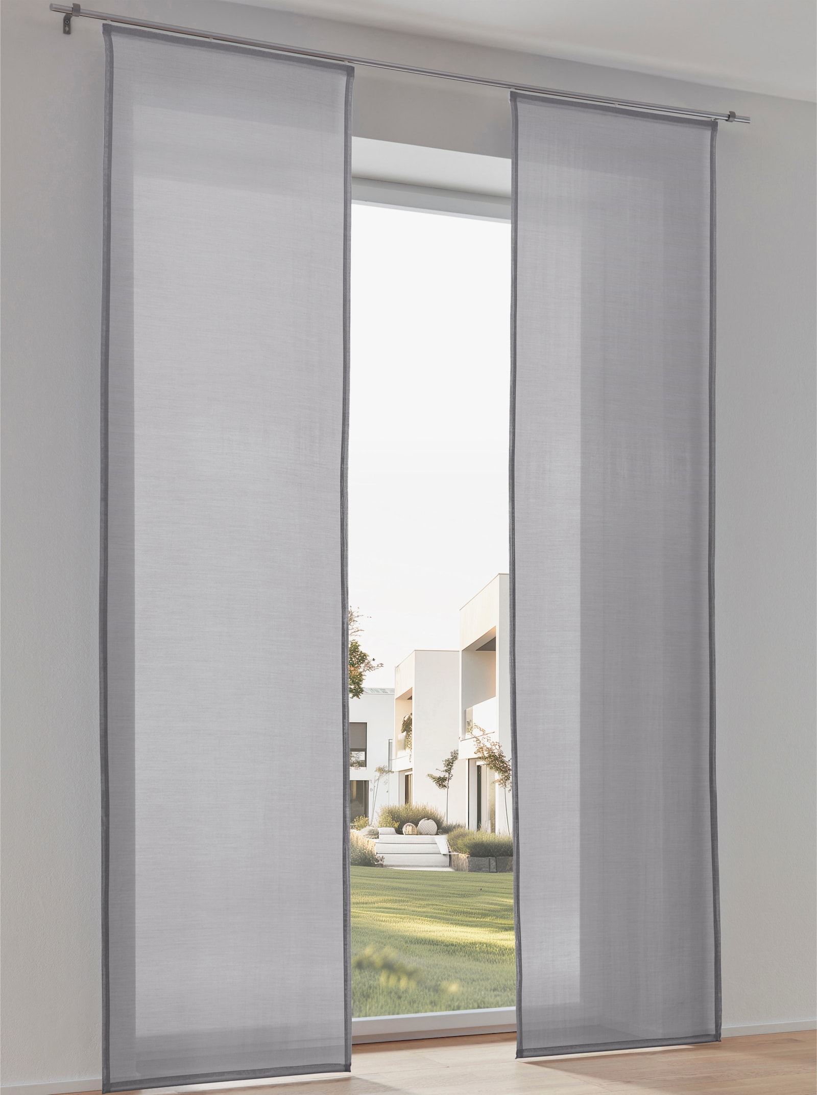 heine home schuifgordijn - grijs