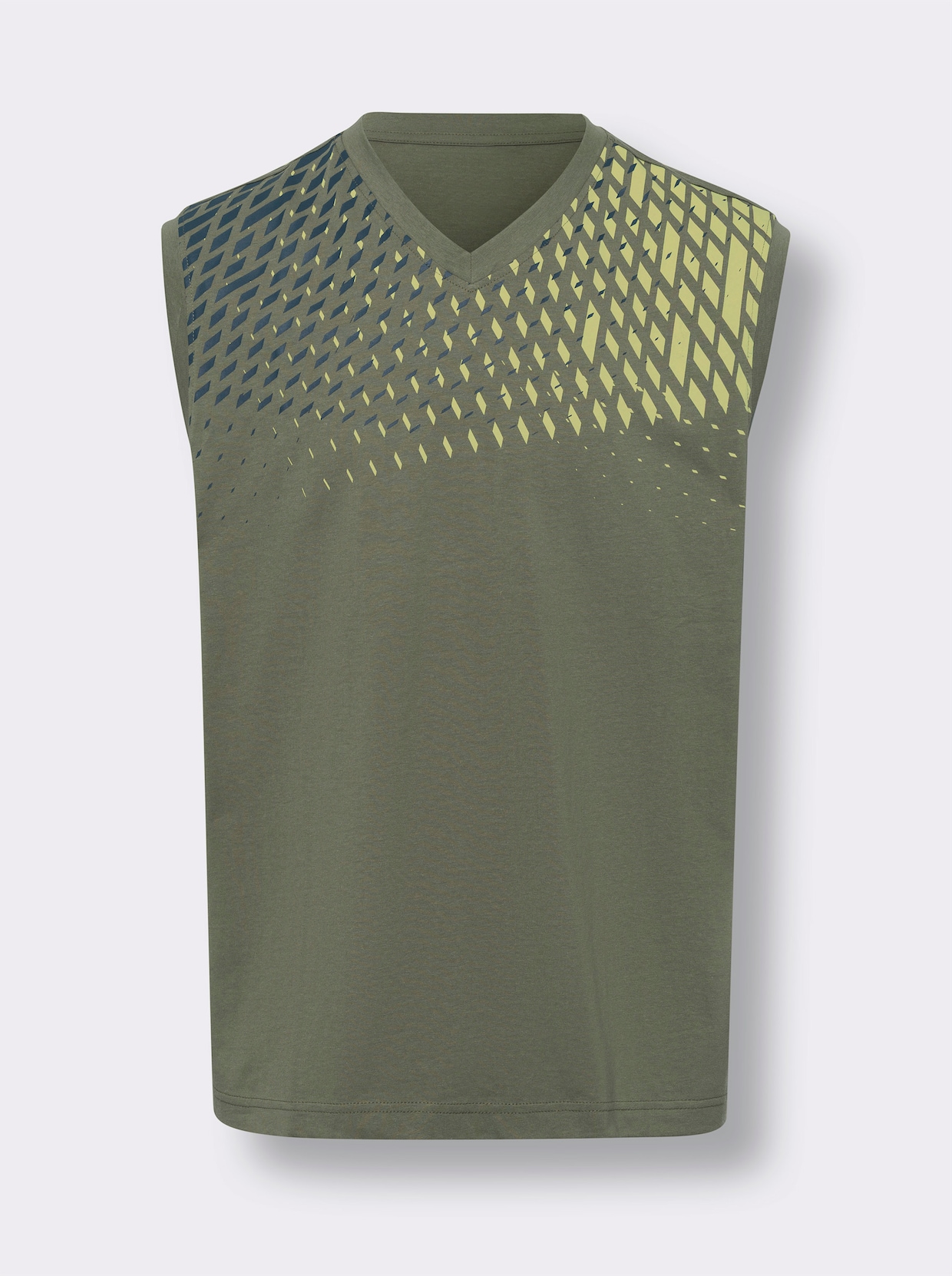 Mouwloos shirt - kaki