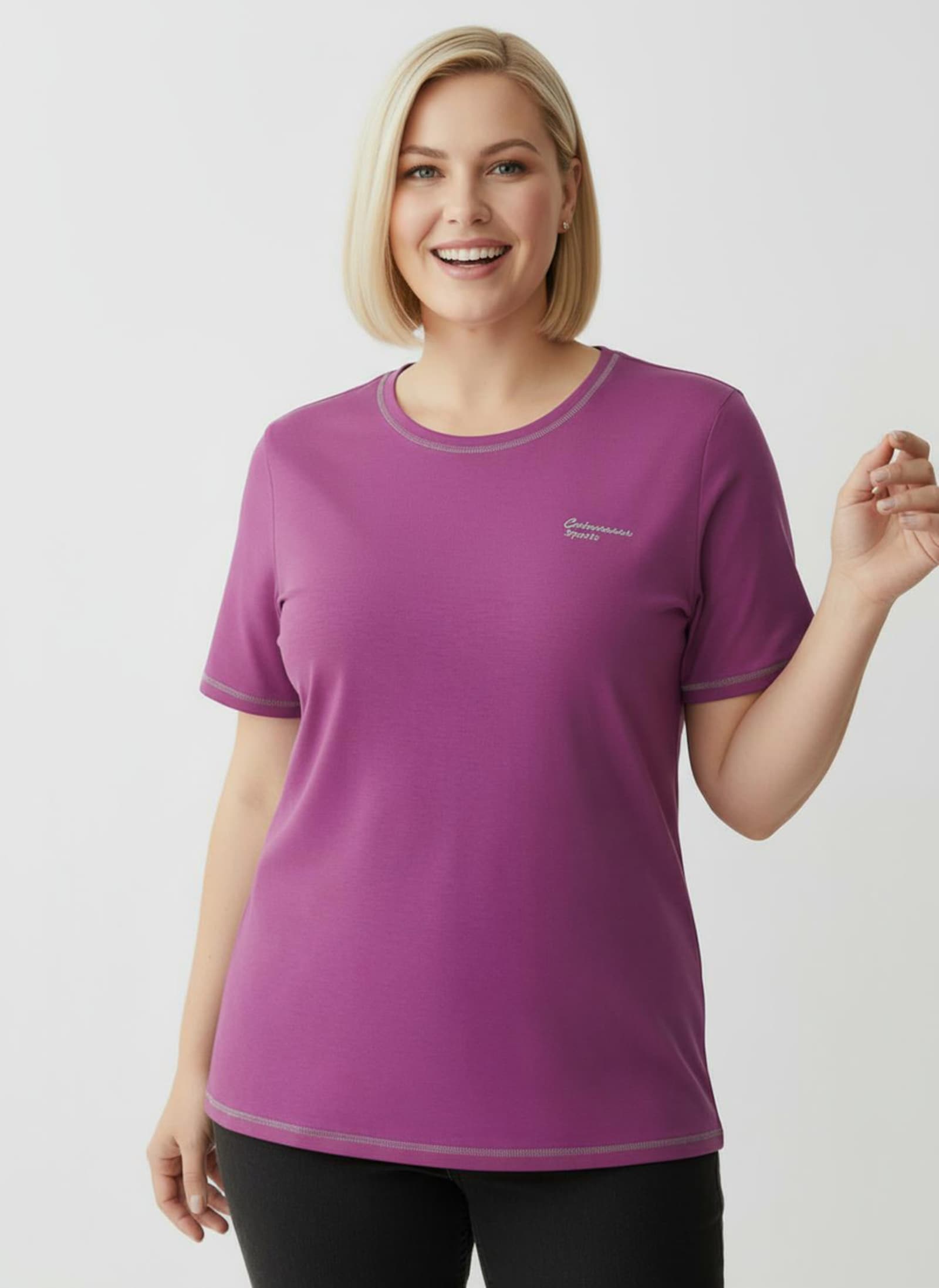 Catamaran Sports Funktionsshirt in atmungsaktiver Qualität - magenta