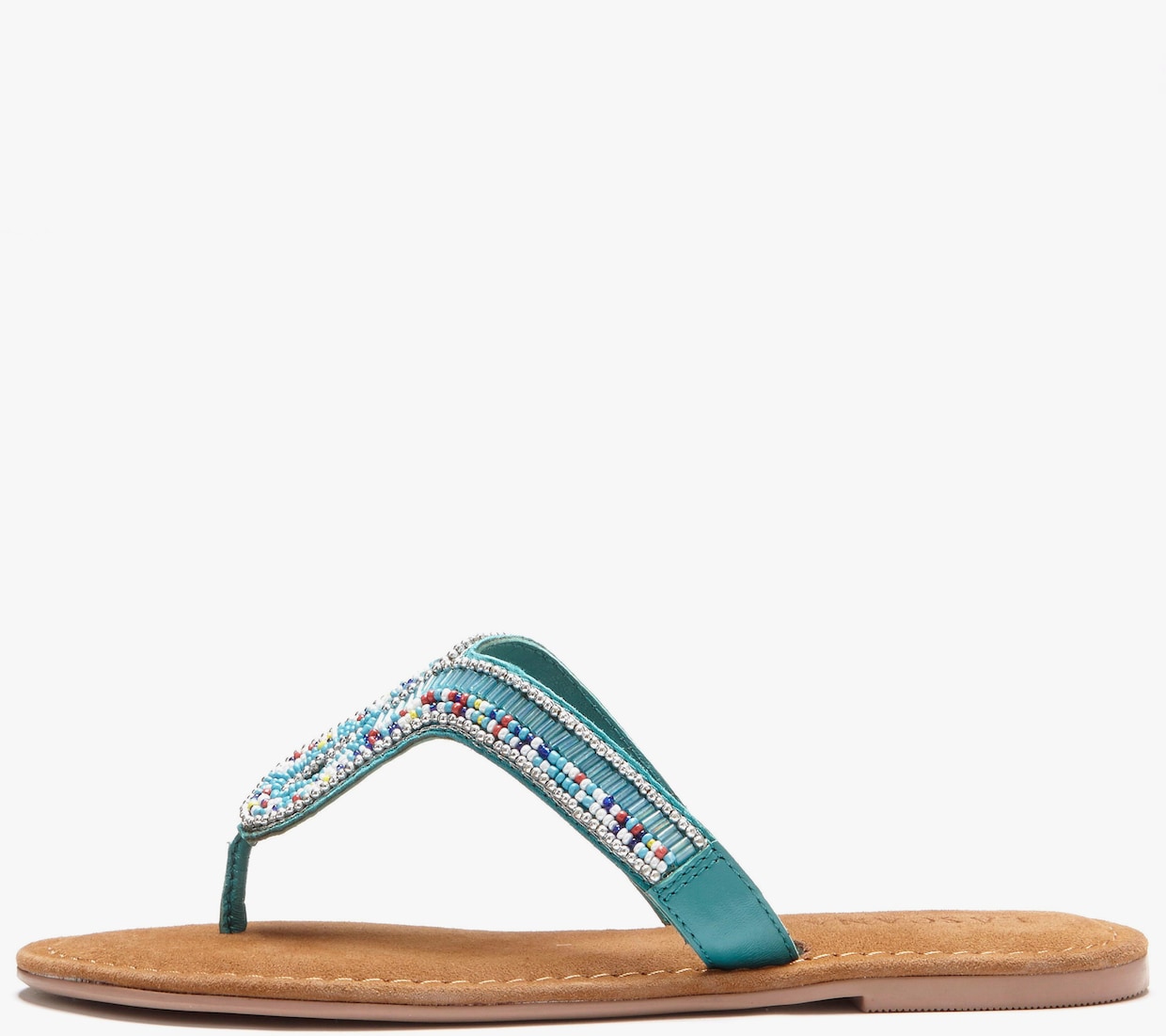 LASCANA Teenslipper - turquoise/blauw