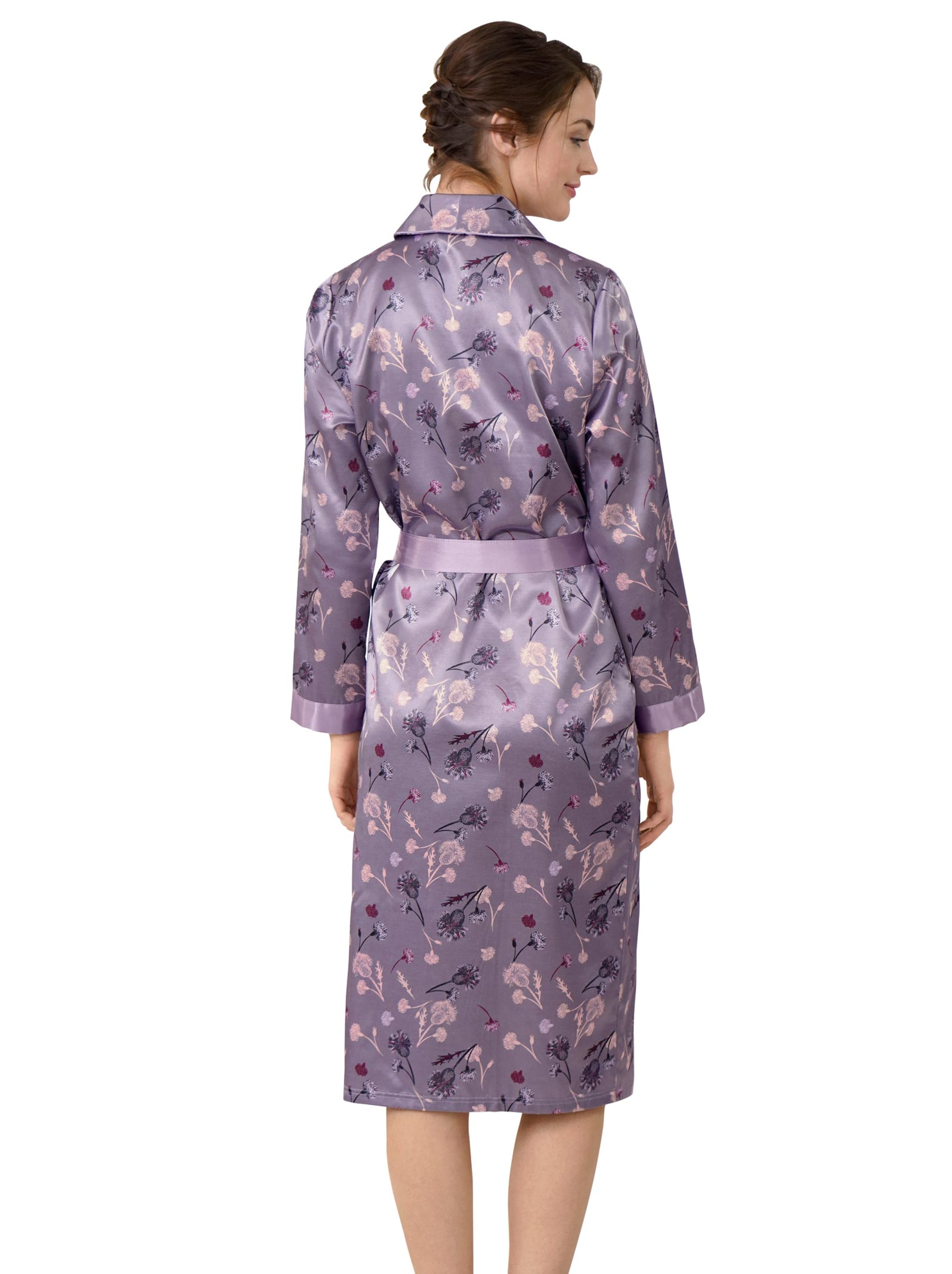 wäschepur Morgenmantel - mauve-bedruckt