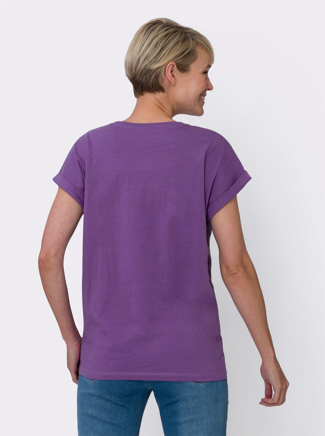 Shirt - prune/langoustine