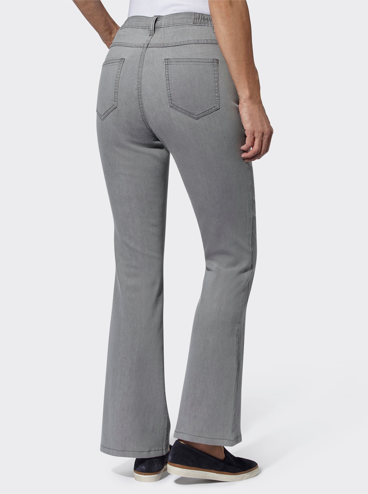 Jeans - light grey-denim