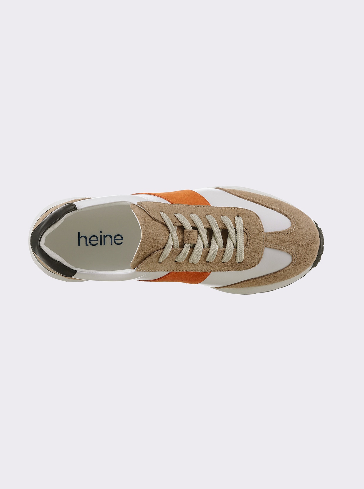 heine Sneaker - wit/oranje