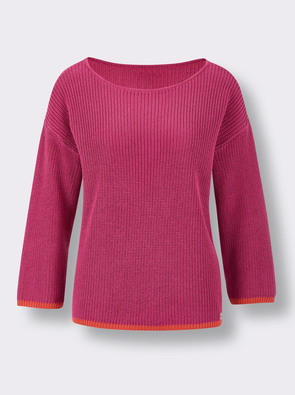 CREATION L PREMIUM 3/4 Arm-Pullover - fuchsia