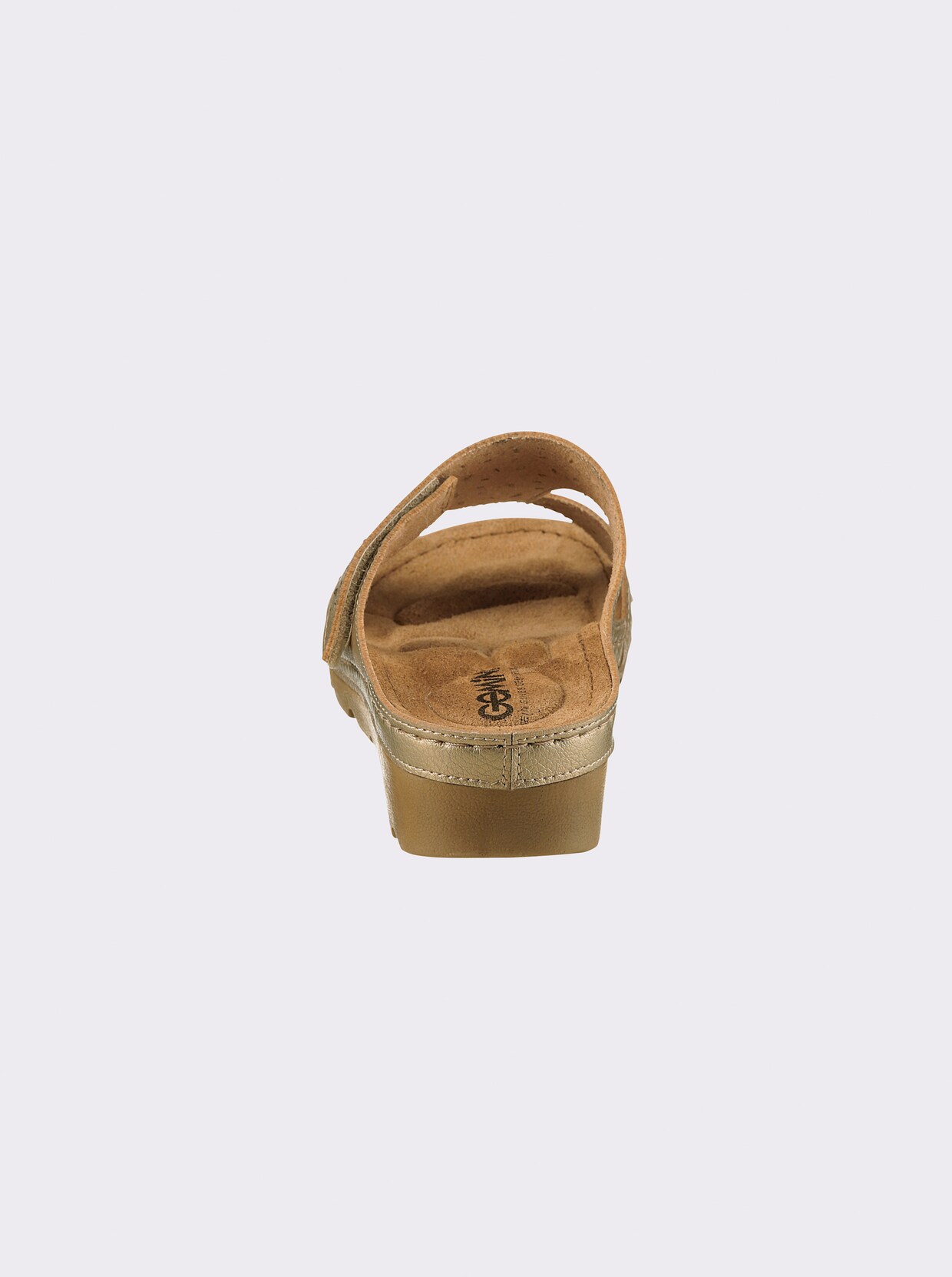 Gemini Pantolette - goldfarben