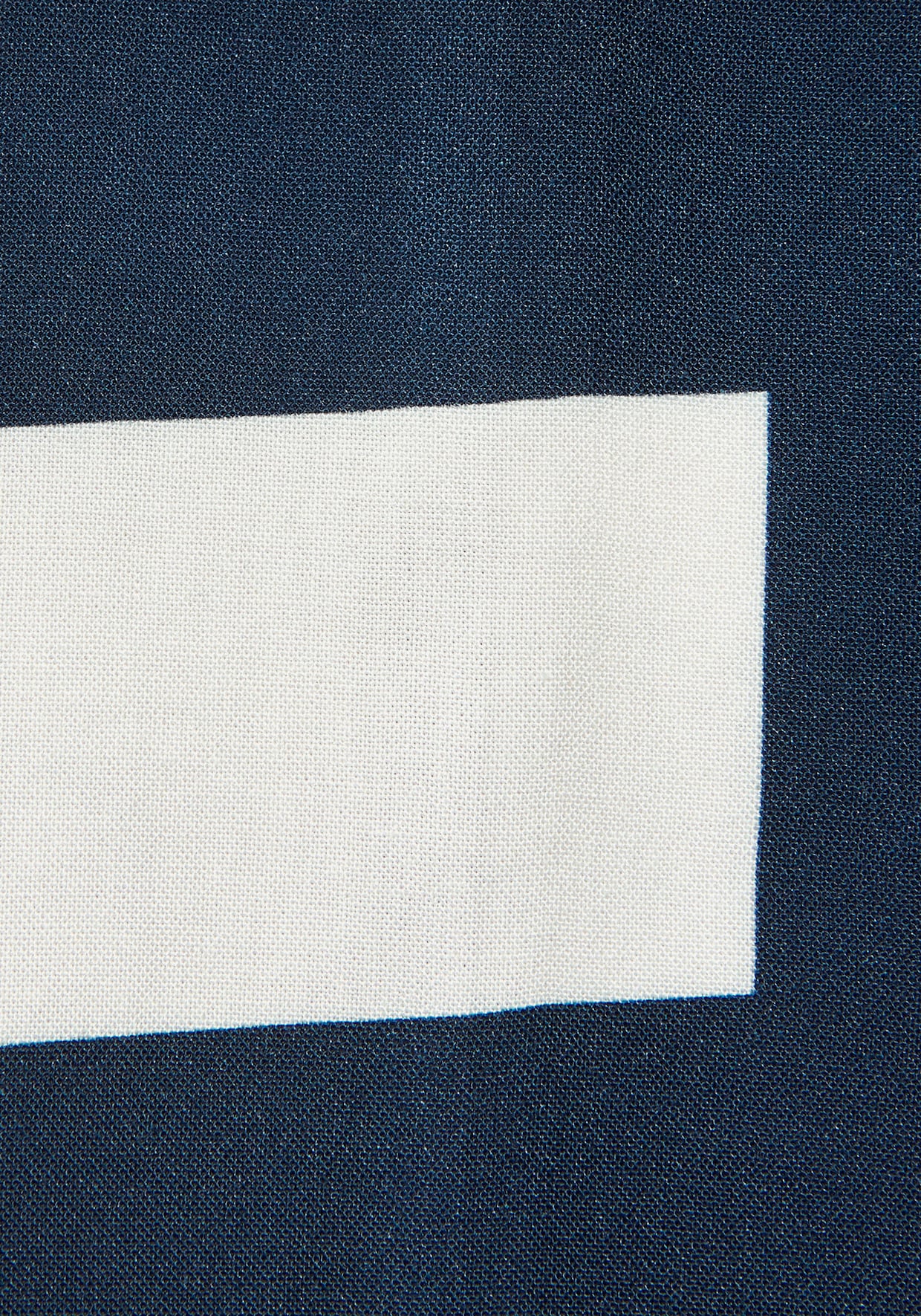 Nachthemd - dunkelblau-weiss-gemustert