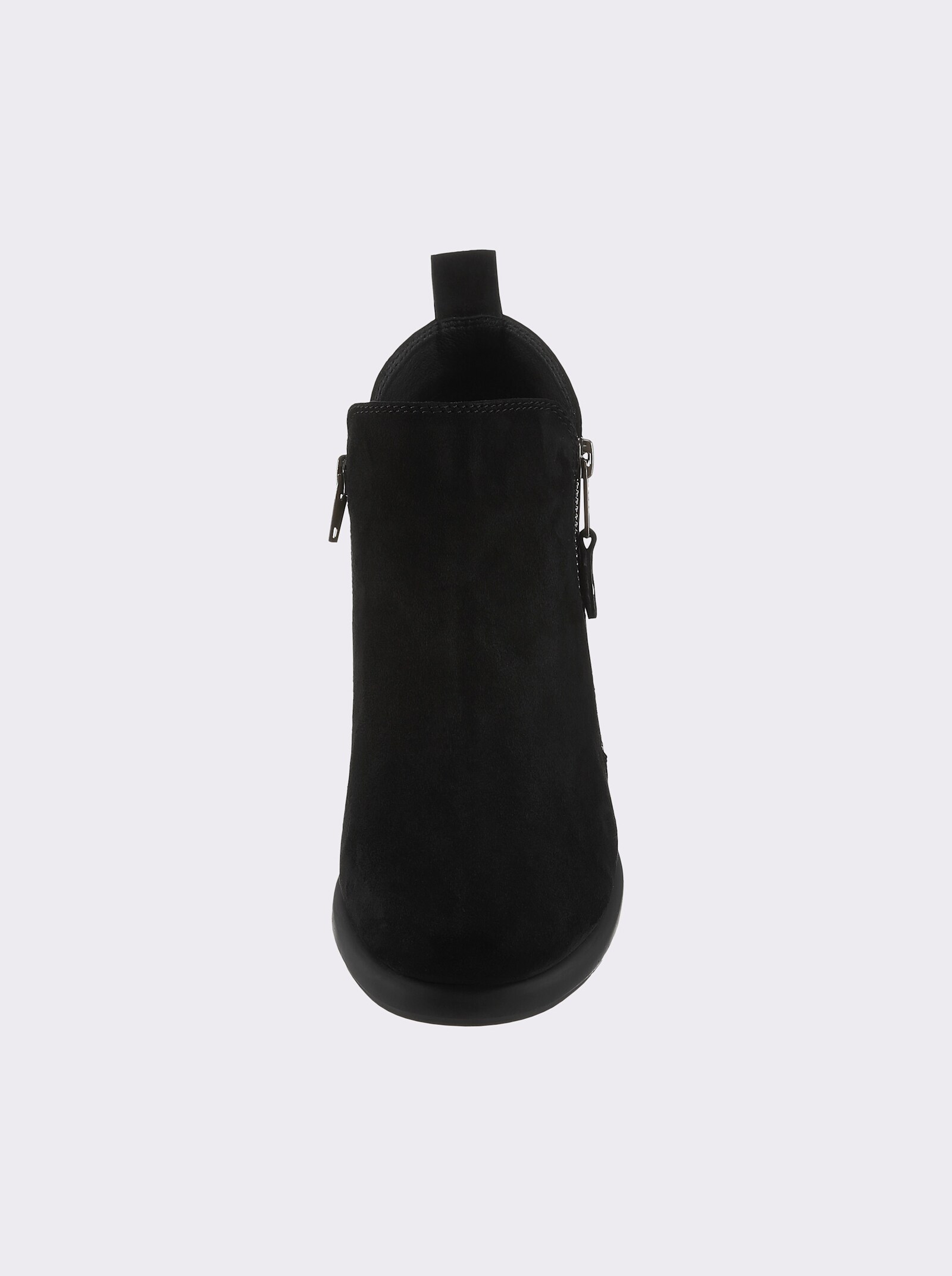 airsoft modern+ Stiefelette mit Nubukleder - schwarz