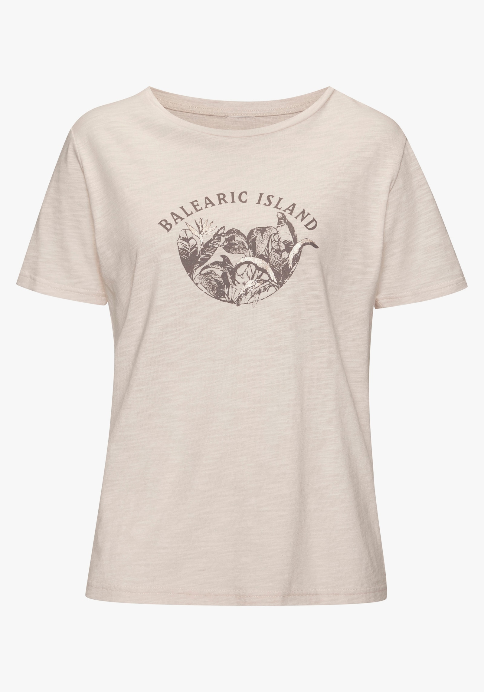 Vivance T-Shirt - beige, schwarz