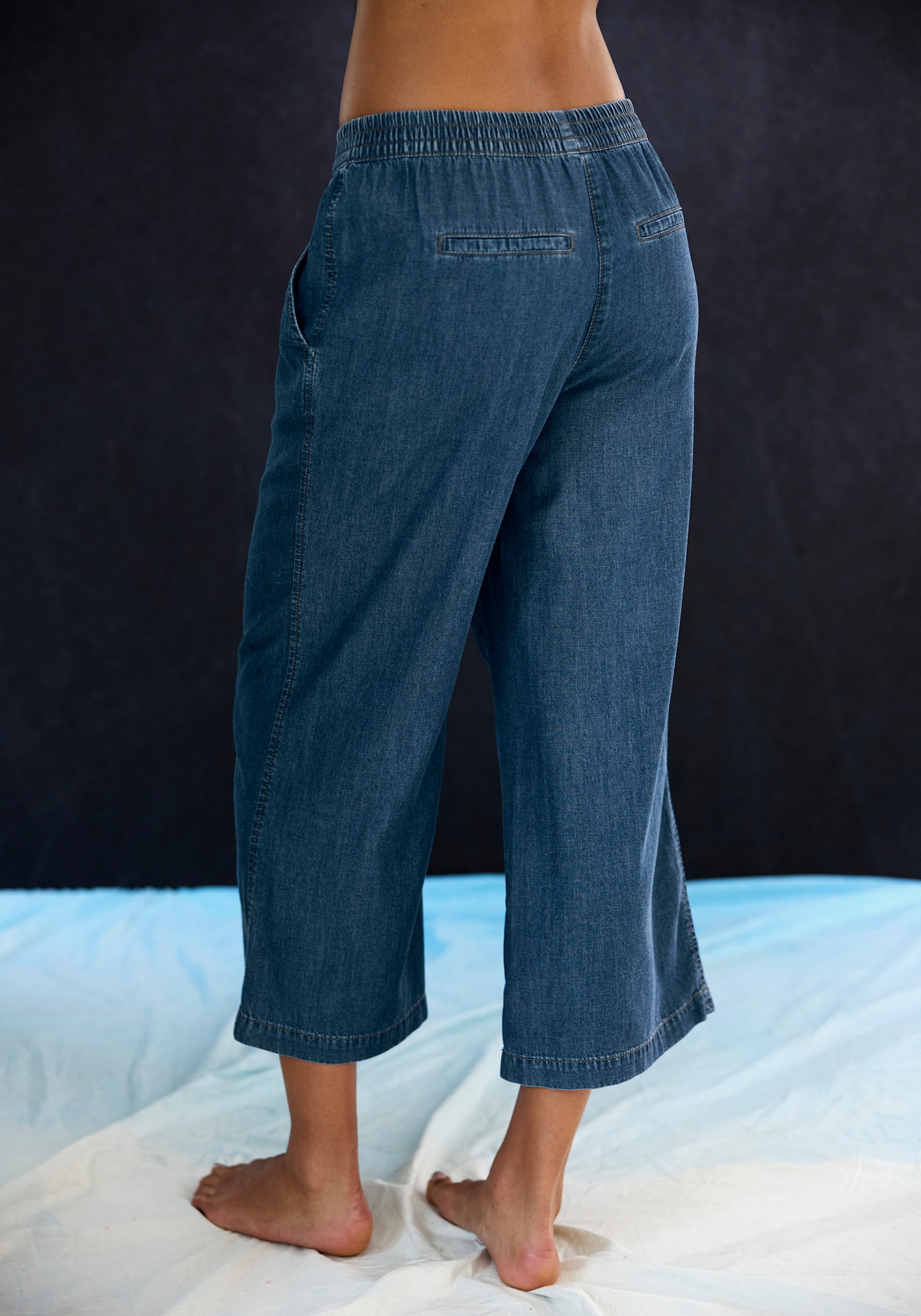 H.I.S Culotte - jeansblau