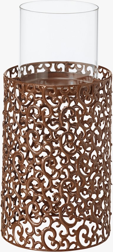 Lanterne de sol - marron antique