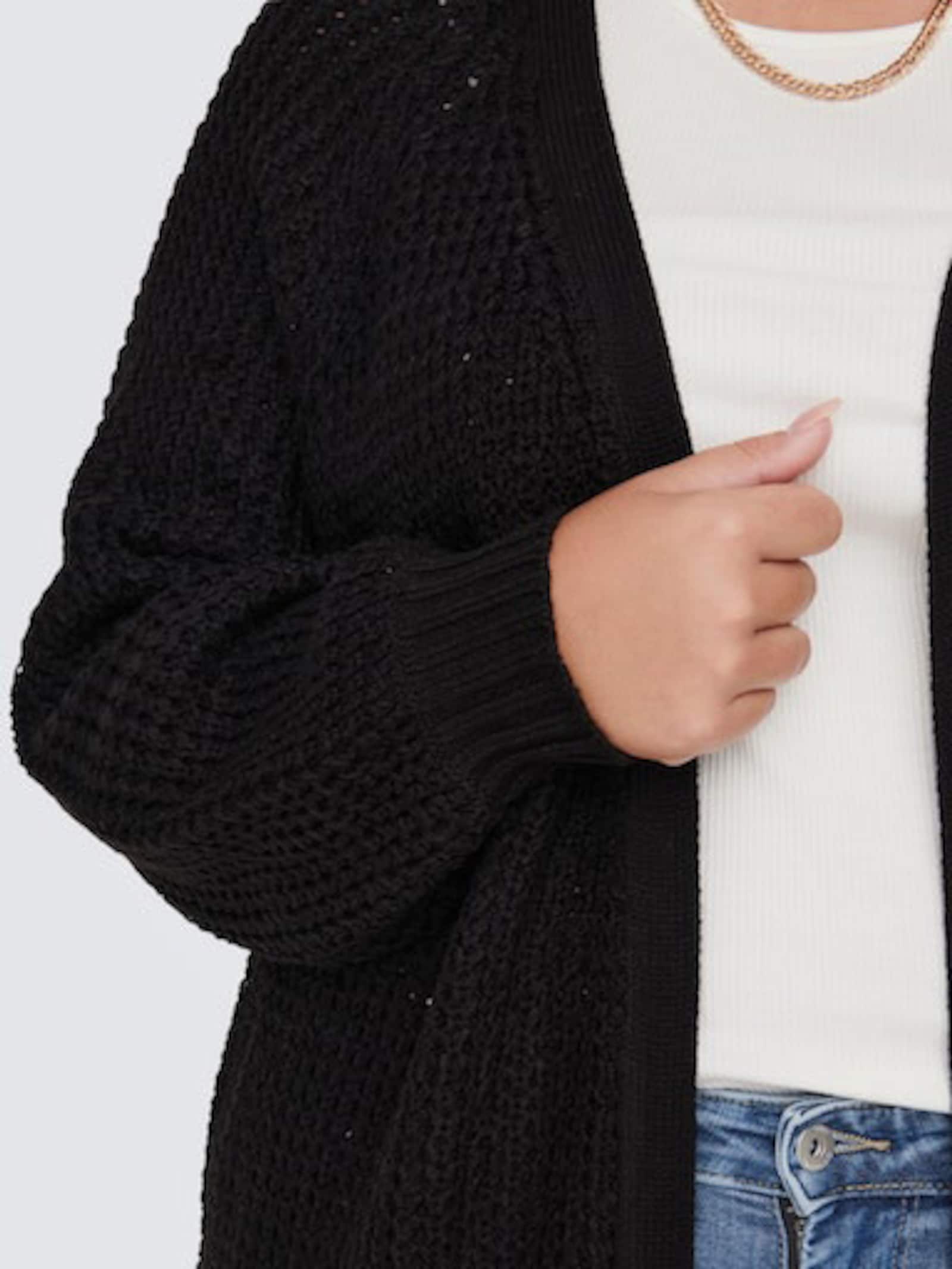 Strickjacke - black