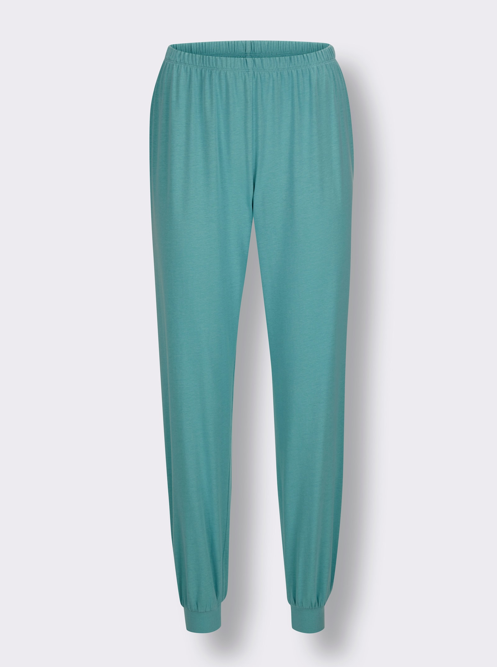 wäschepur Pyjama's van single-jersey - oceaan + flamingo