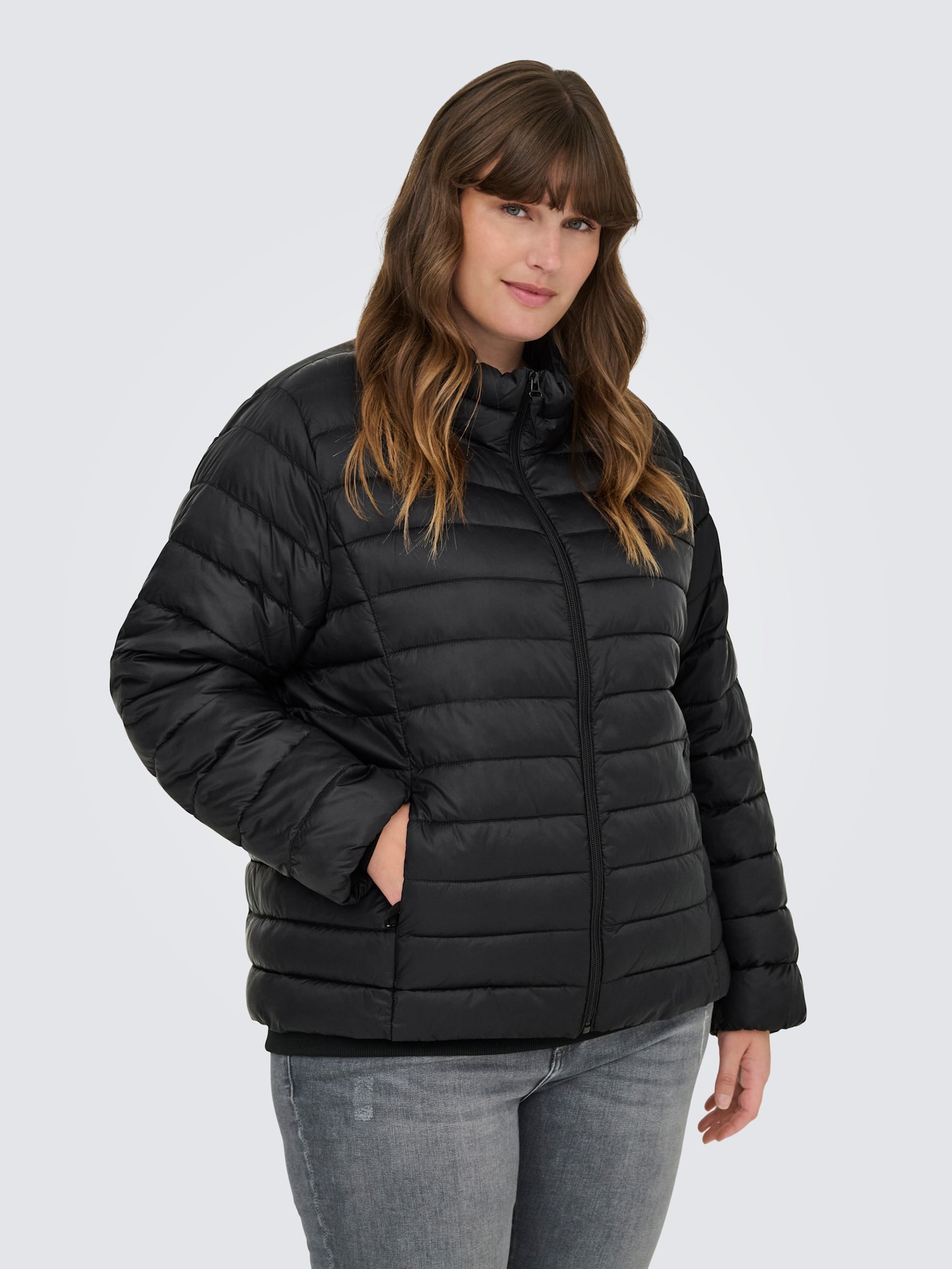 ONLY CARMAKOMA Steppjacke - black