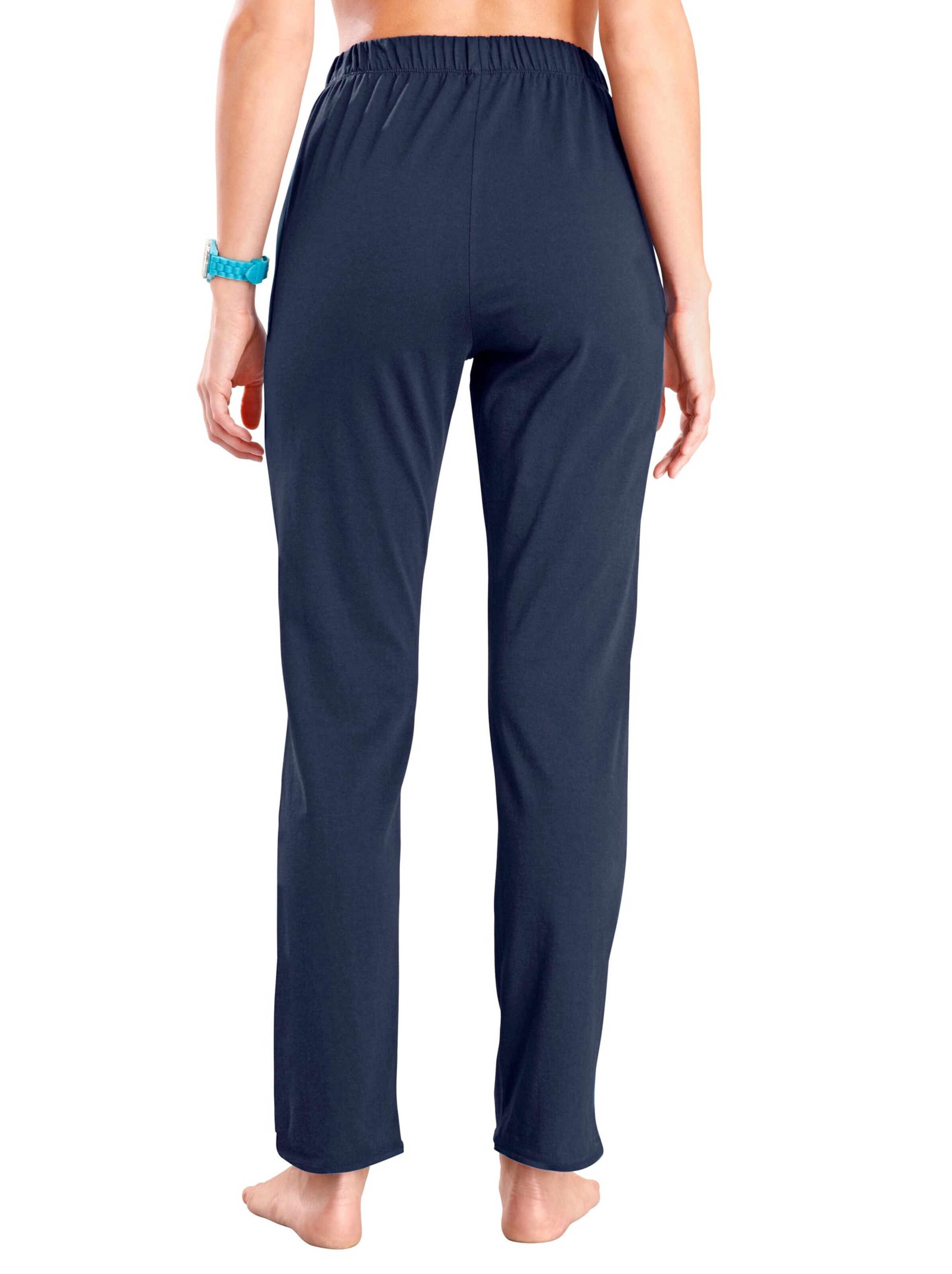 Freizeithose - marine-türkis