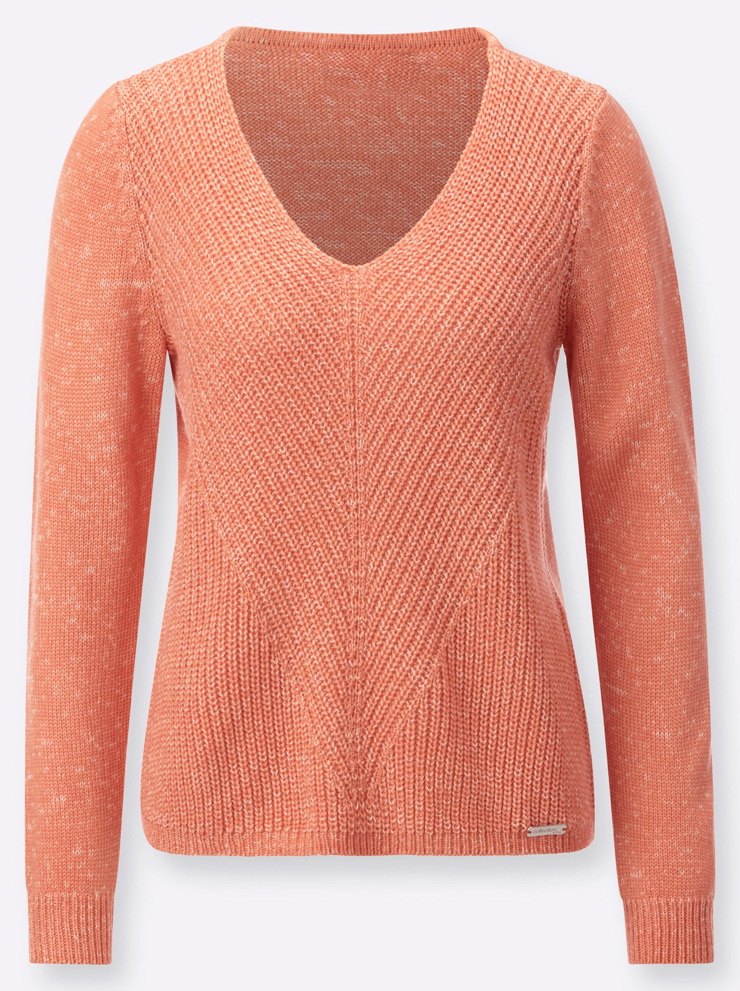 Thumbnail - V-Ausschnitt-Pullover