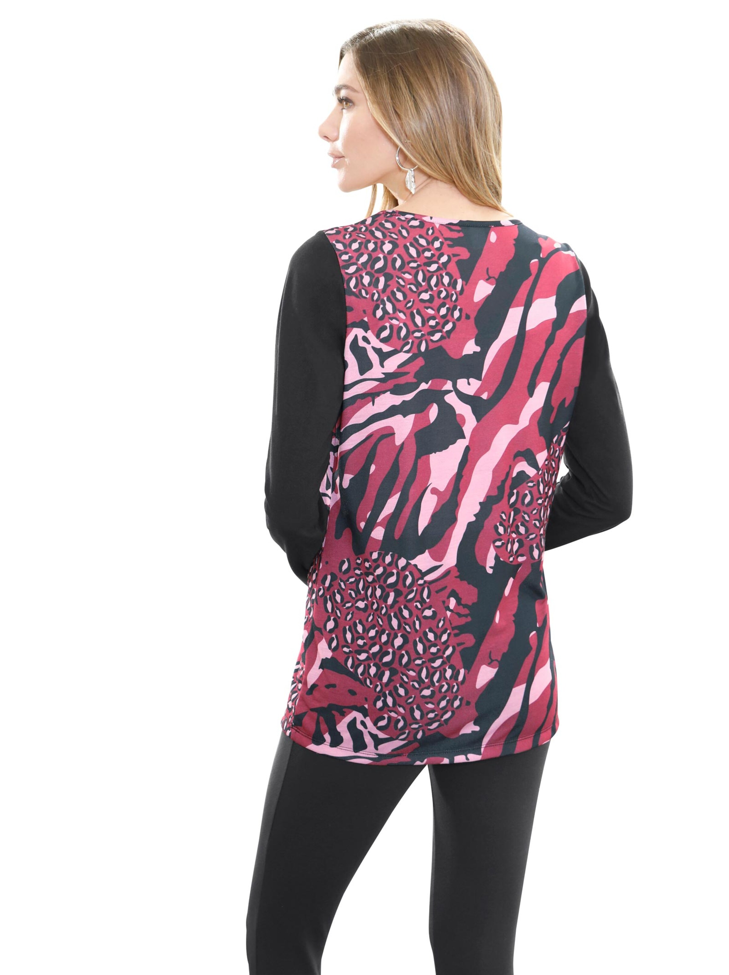 Shirt - rot-gemustert