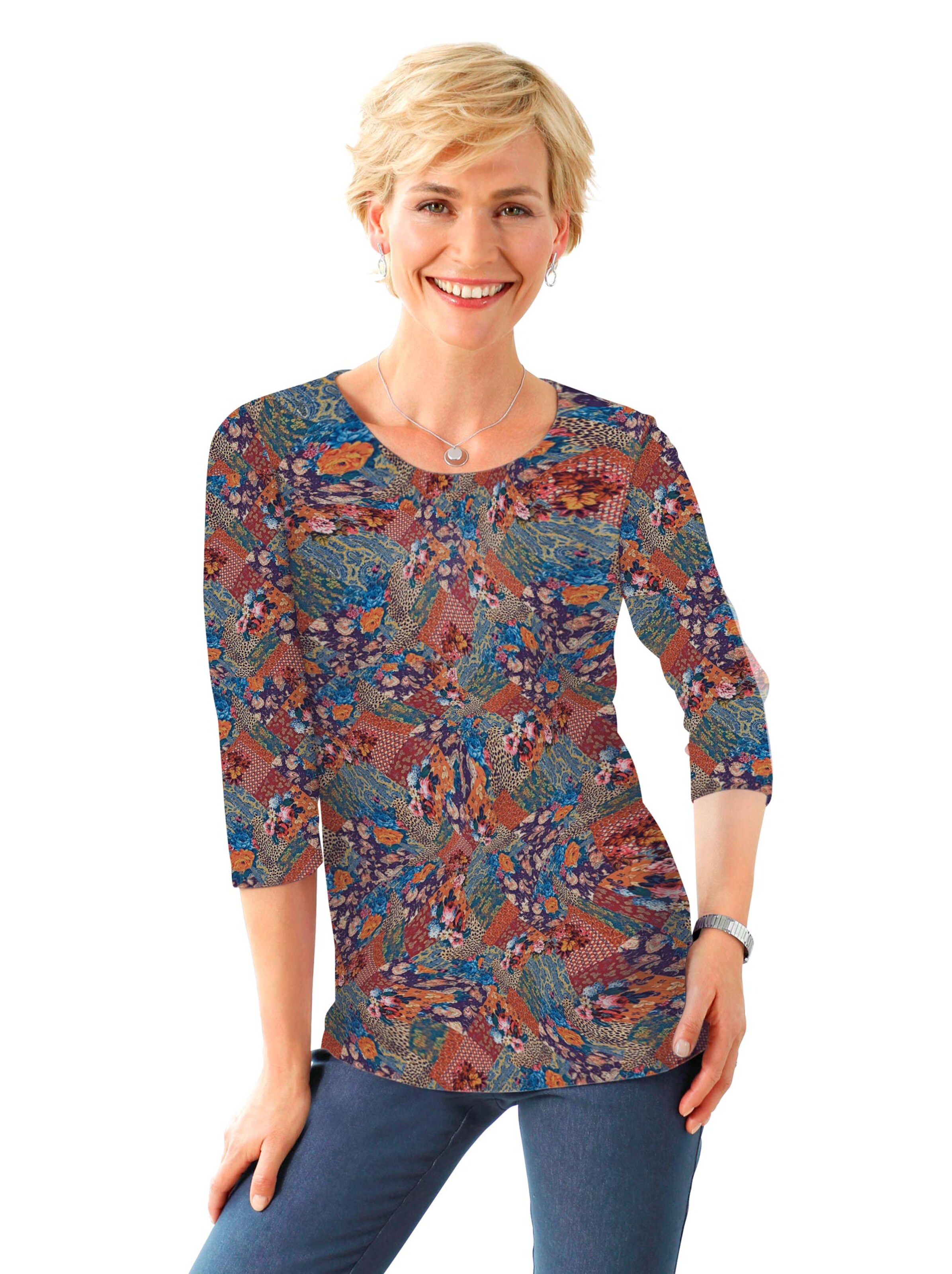 Shirt - zimt-gemustert