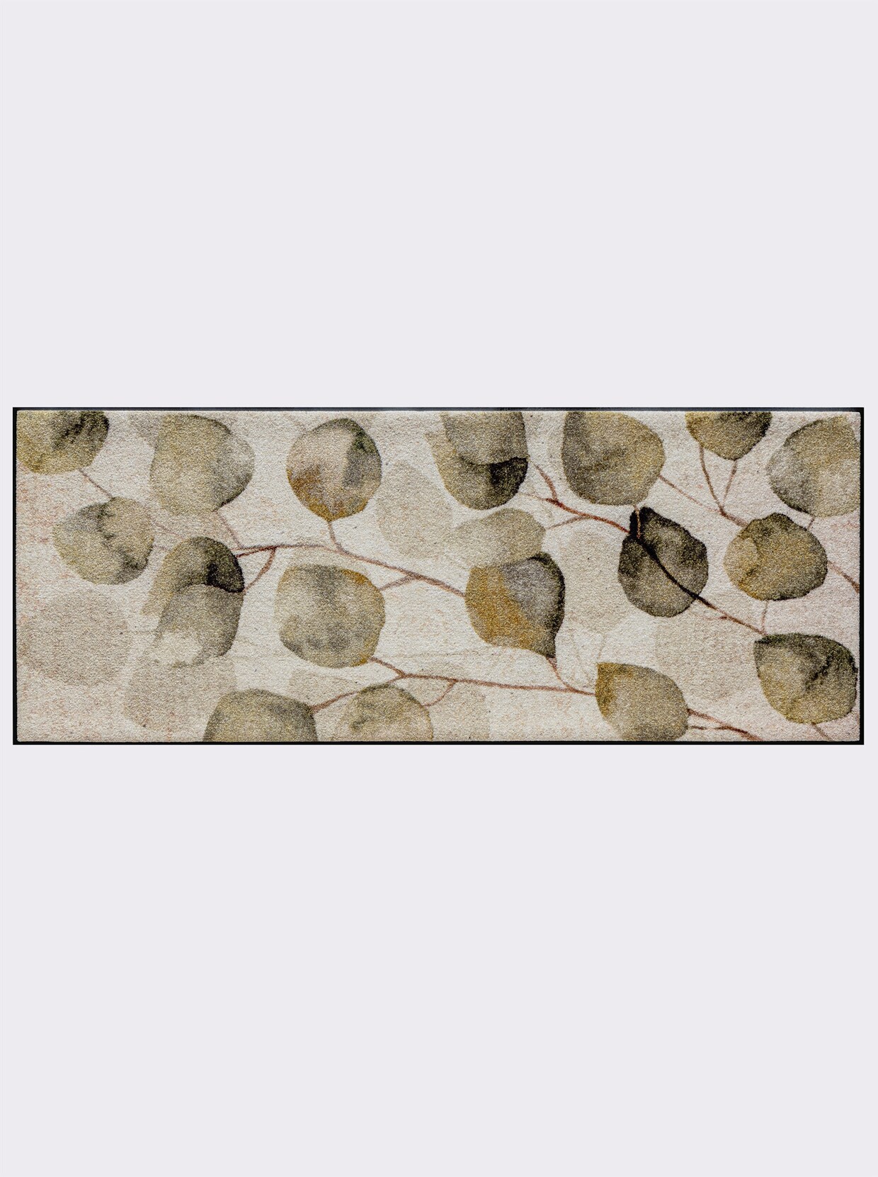 wash+dry by Kleen-Tex Voetmat - beige/groen