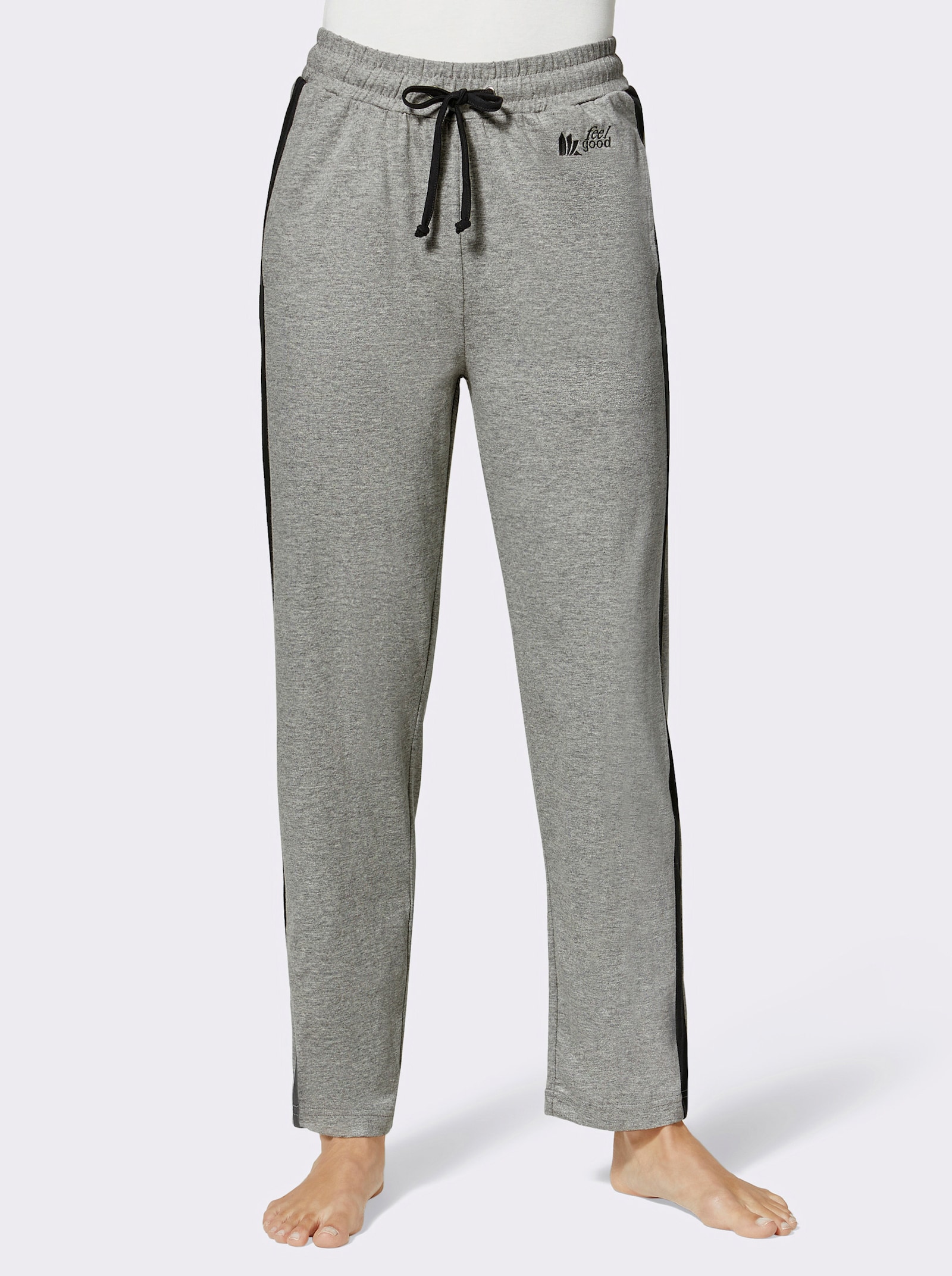 feel good broek - grijs gemêleerd