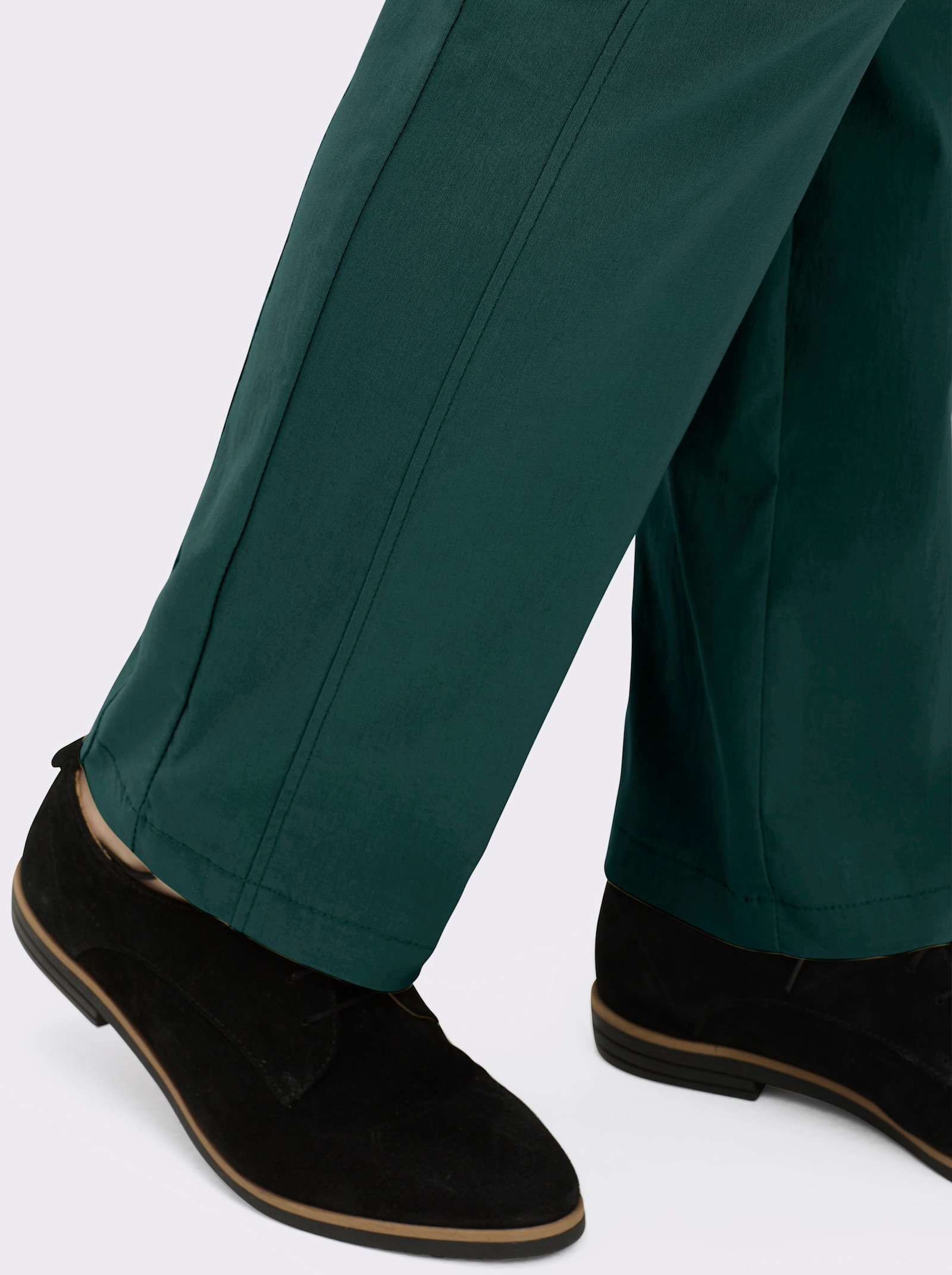 Stehmann Comfort line Hose mit Dehnbund, Viskose-Qualität - tannengrün