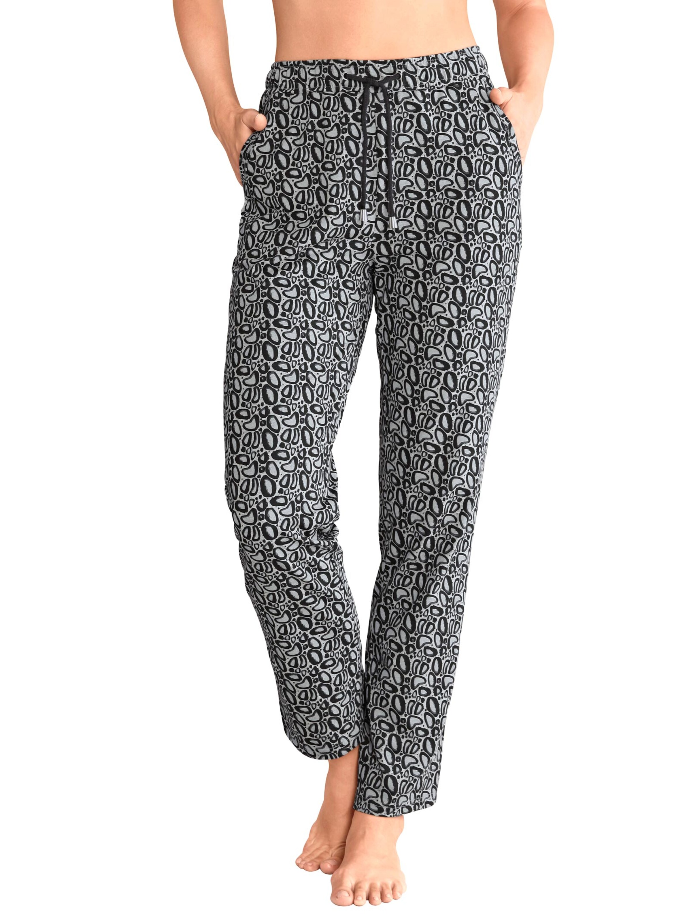 Freizeithose - grau-bedruckt