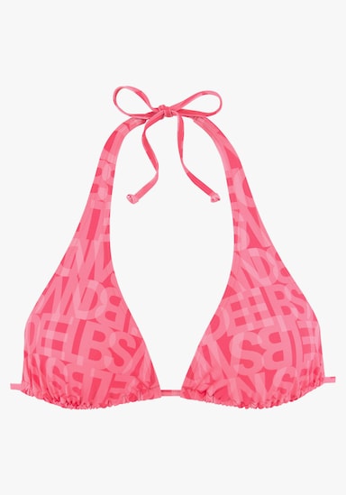 Elbsand Haut de bikini triangle - corail