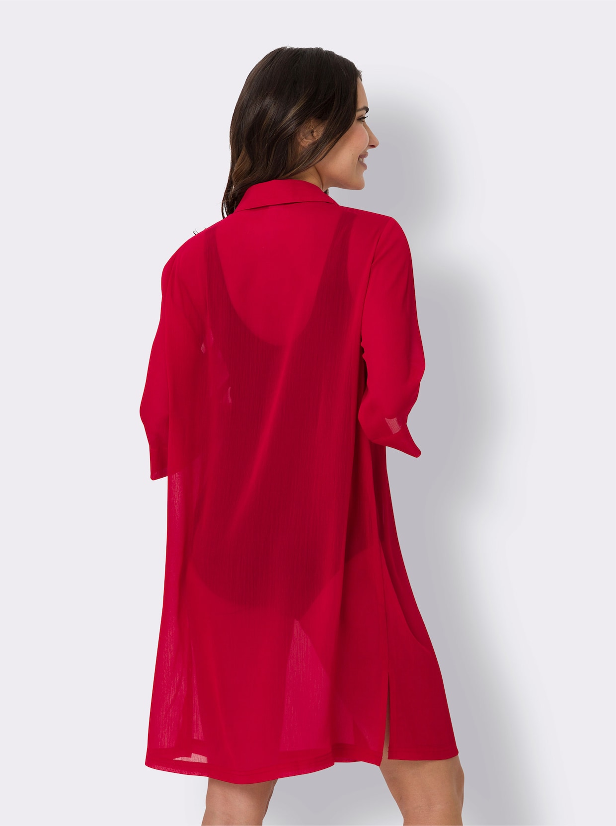 Strandblouse - rood