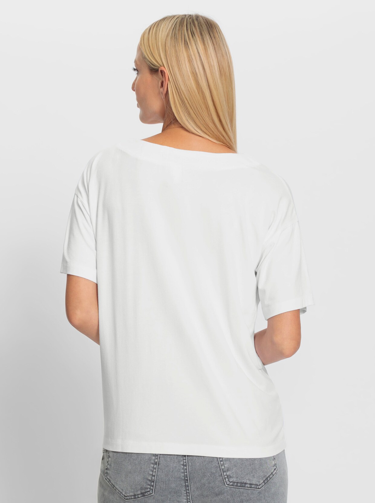 heine T-shirt à encolure ronde - blanc