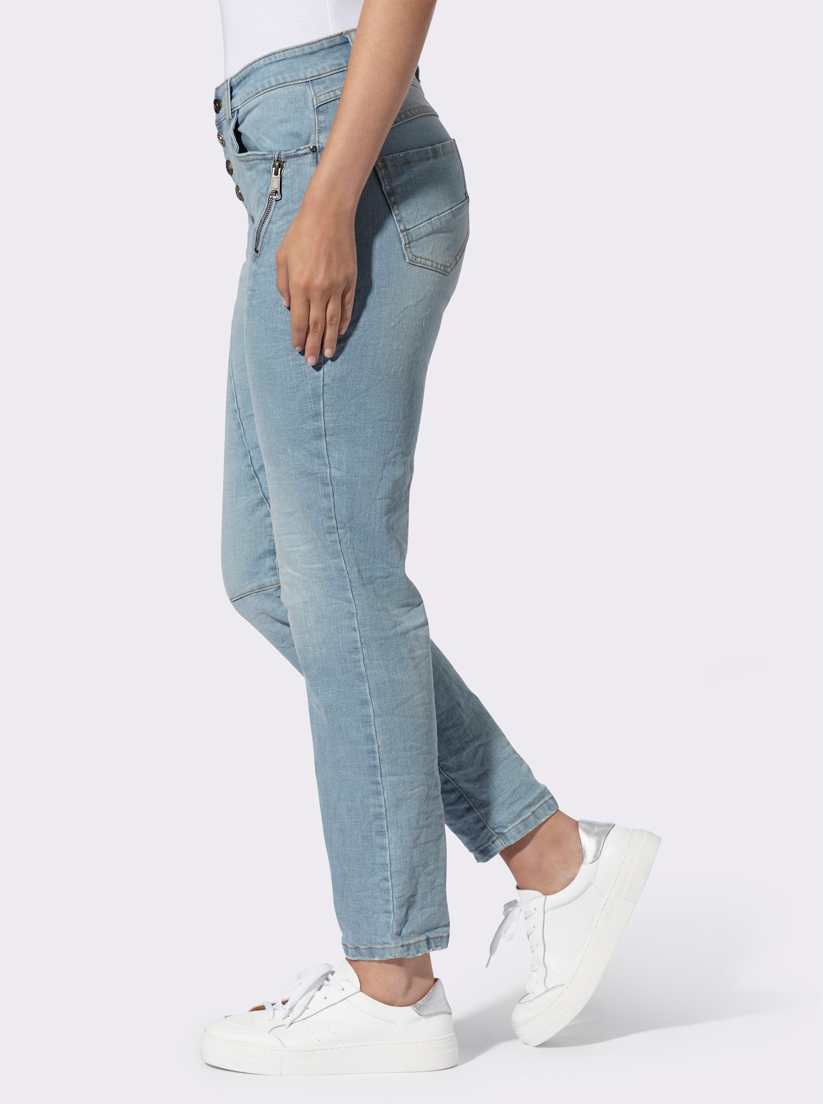 heine Jeans mit Teilungsnähten - blue-bleached