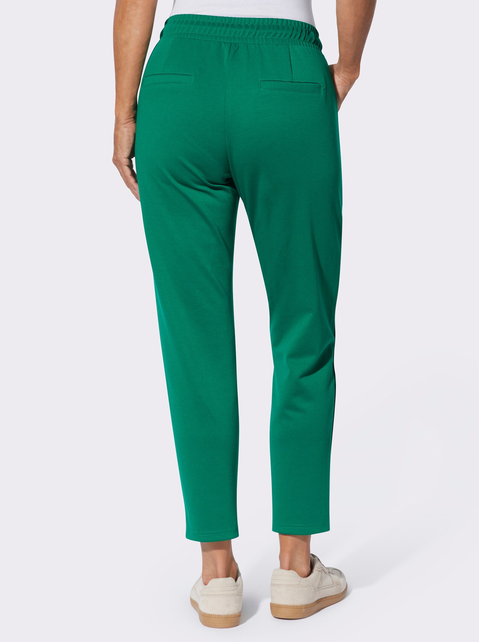Jogg Pants mit Rundum-Dehnbund - grün