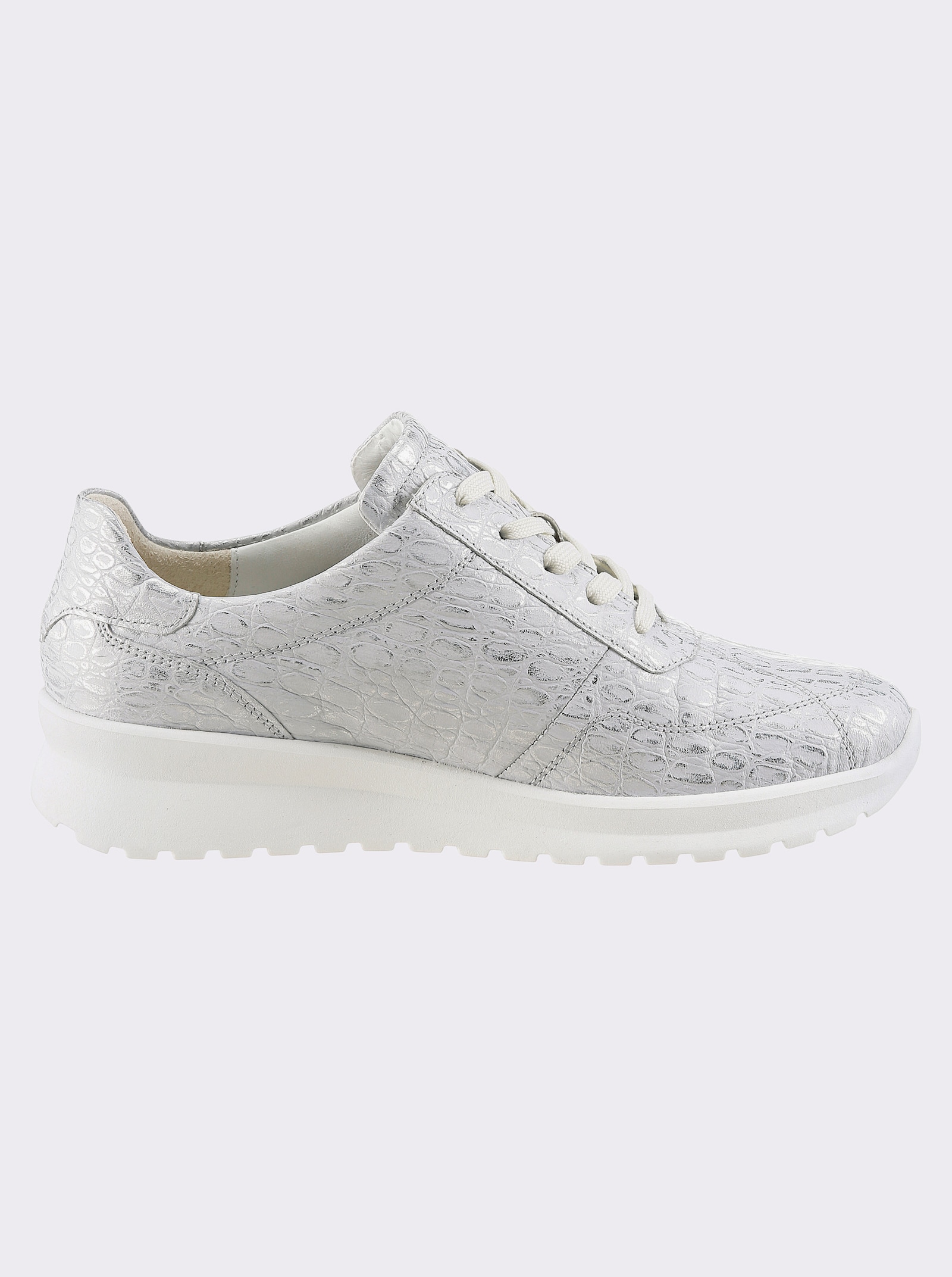 Waldläufer Sneaker mit Metallic-Effekt, Waldläufer - silberfarben