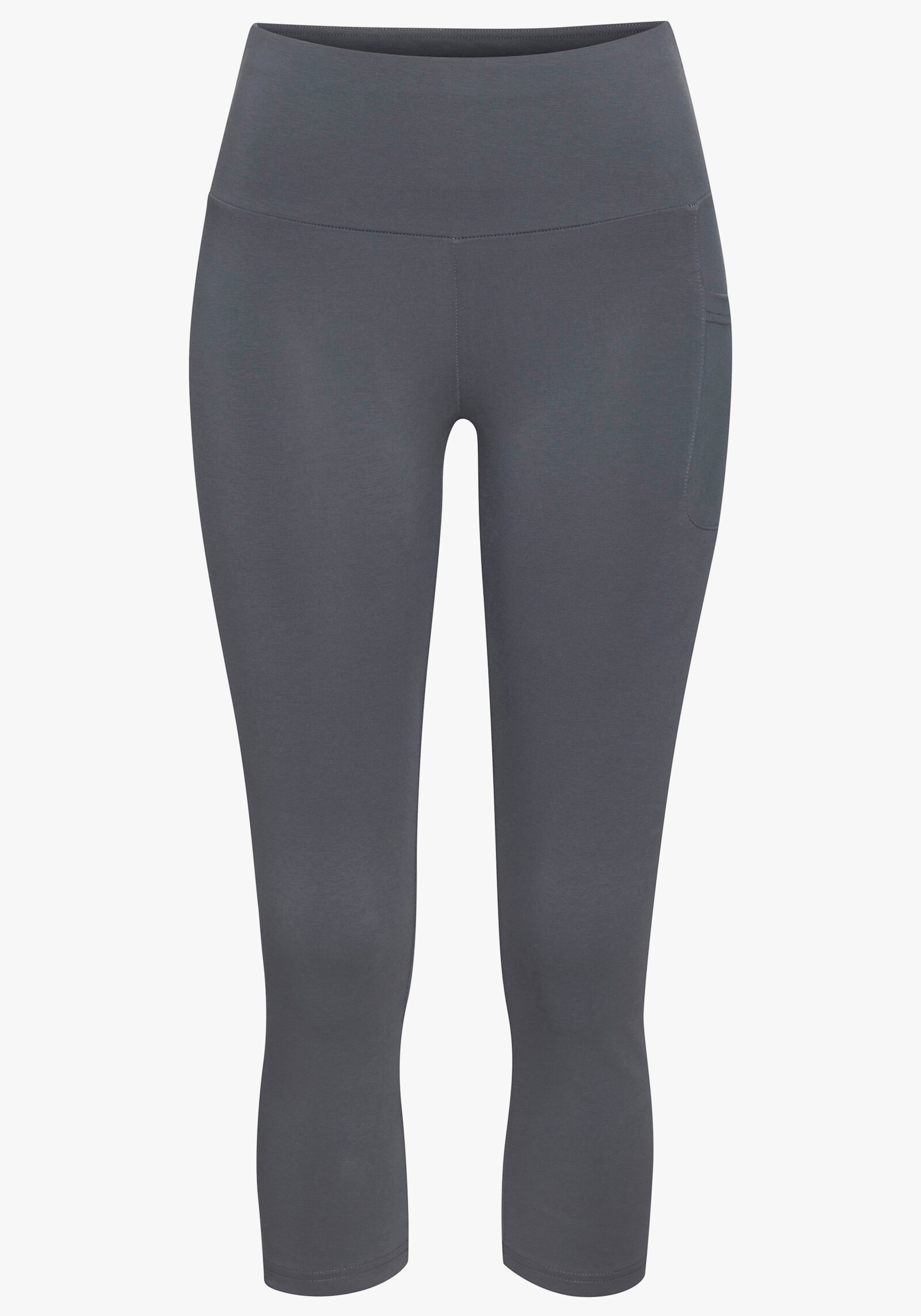 LASCANA ACTIVE Caleçon 3/4 - gris-bleu
