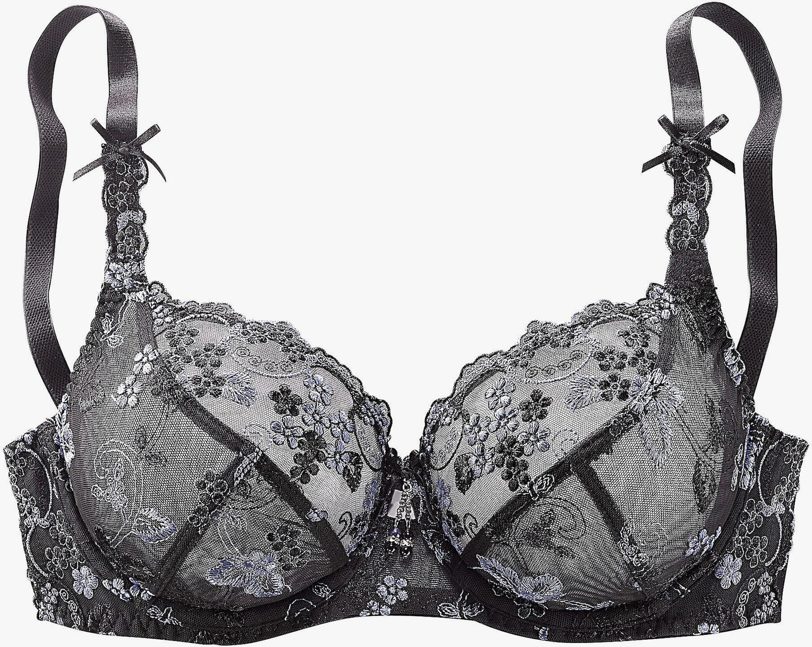 LASCANA Bügel-BH - blau-schwarz