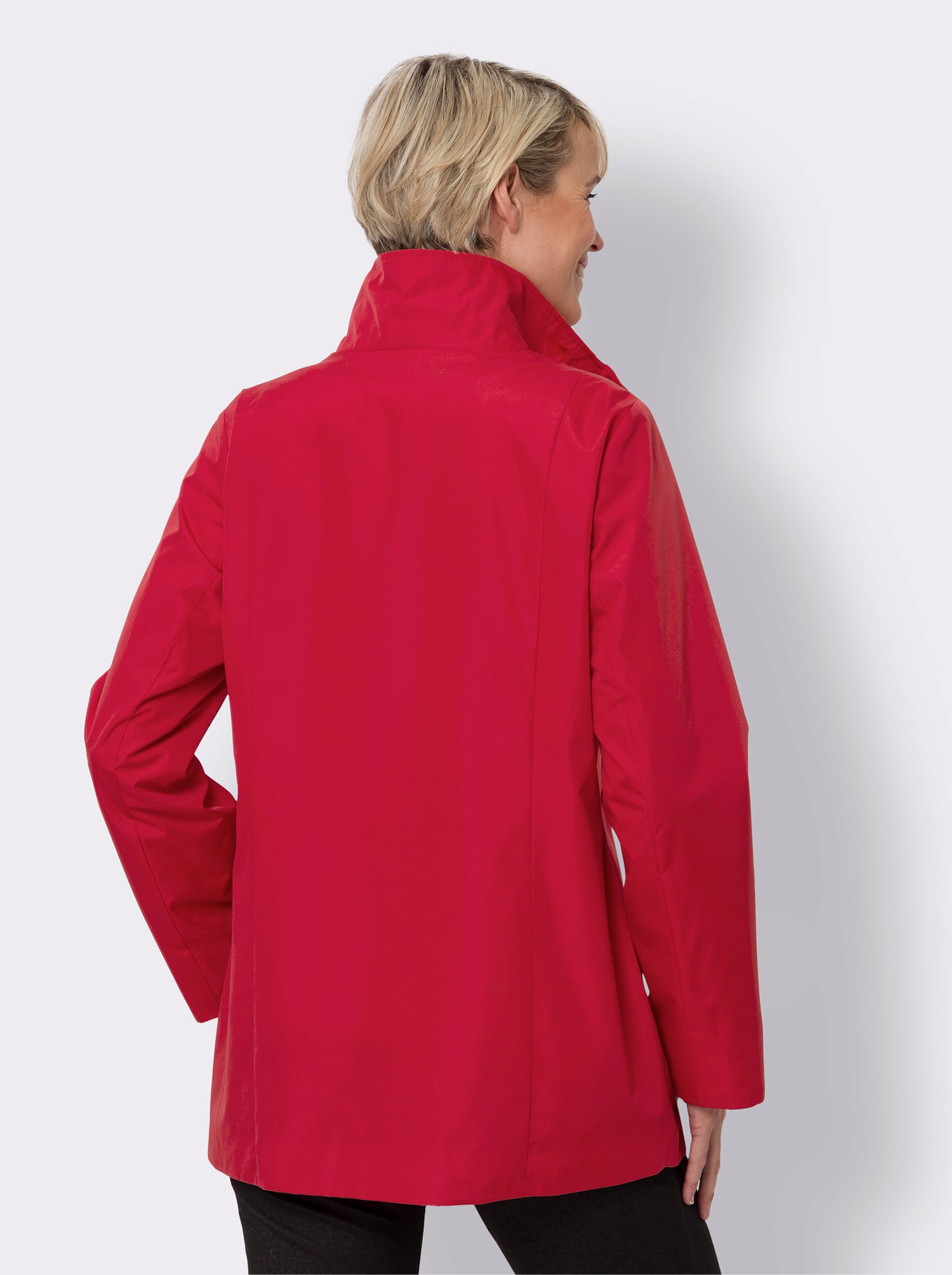 Bunda s nariasenými vsadkami - Jahodová