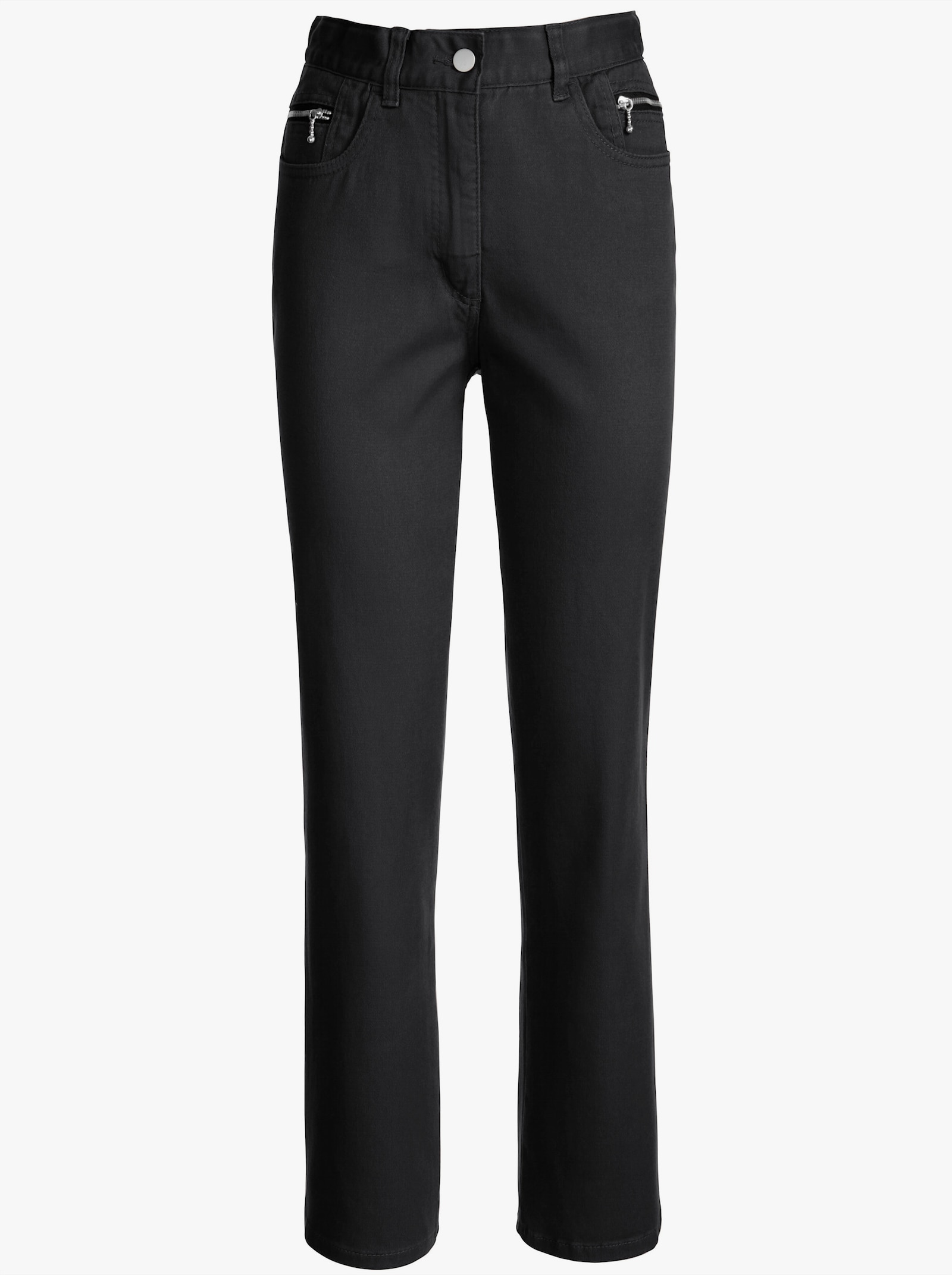 5-pocketjeans met rechte snit - zwart