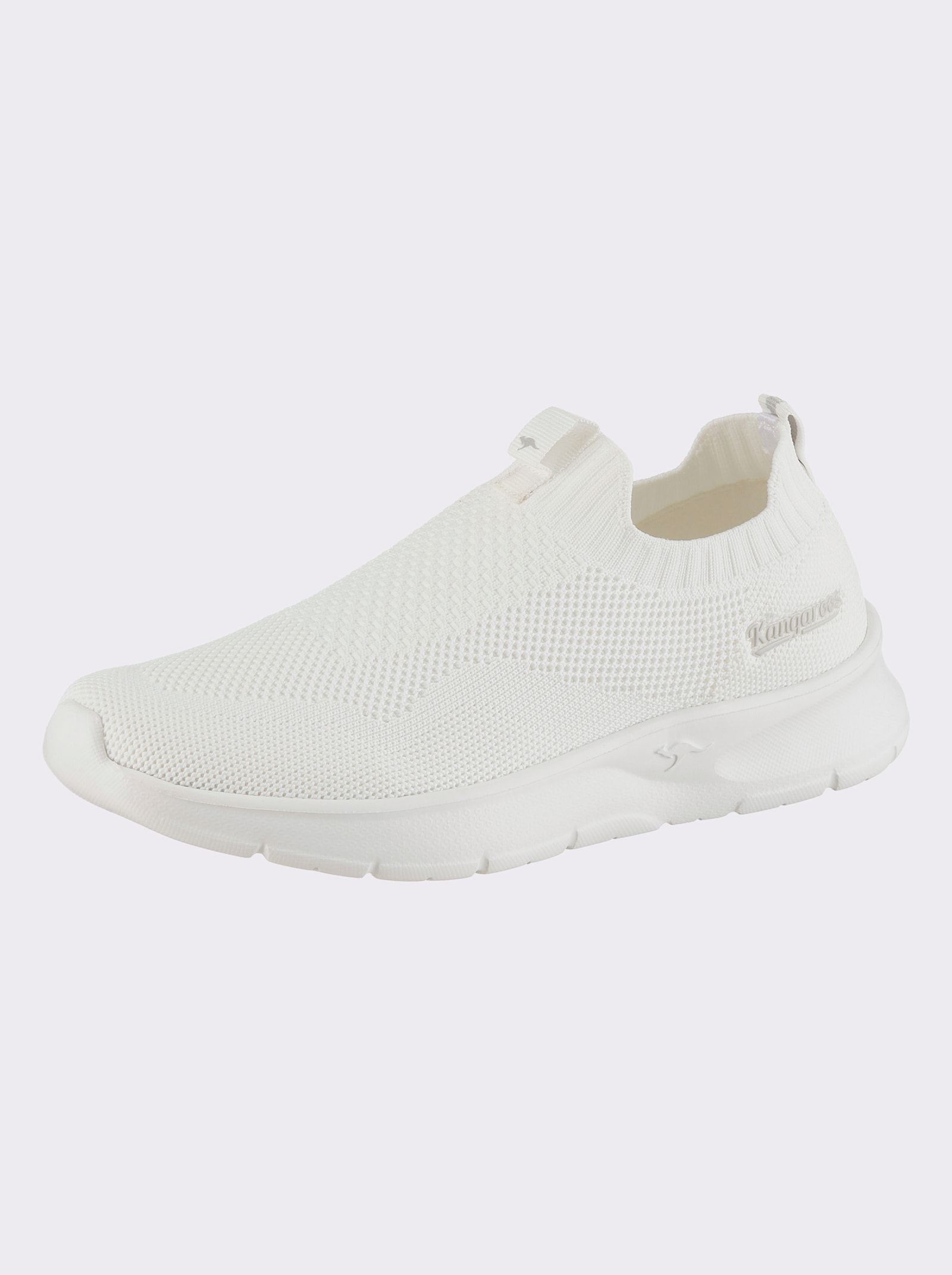 KangaROOS Slipery, ľahká sieťovina - biela