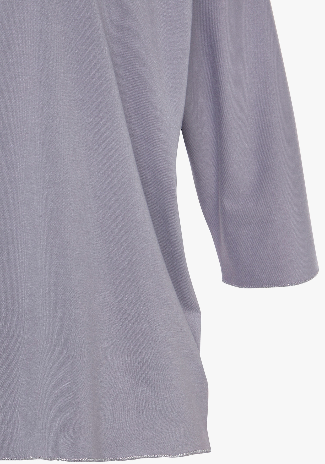 LASCANA Shirt met ronde hals - lila