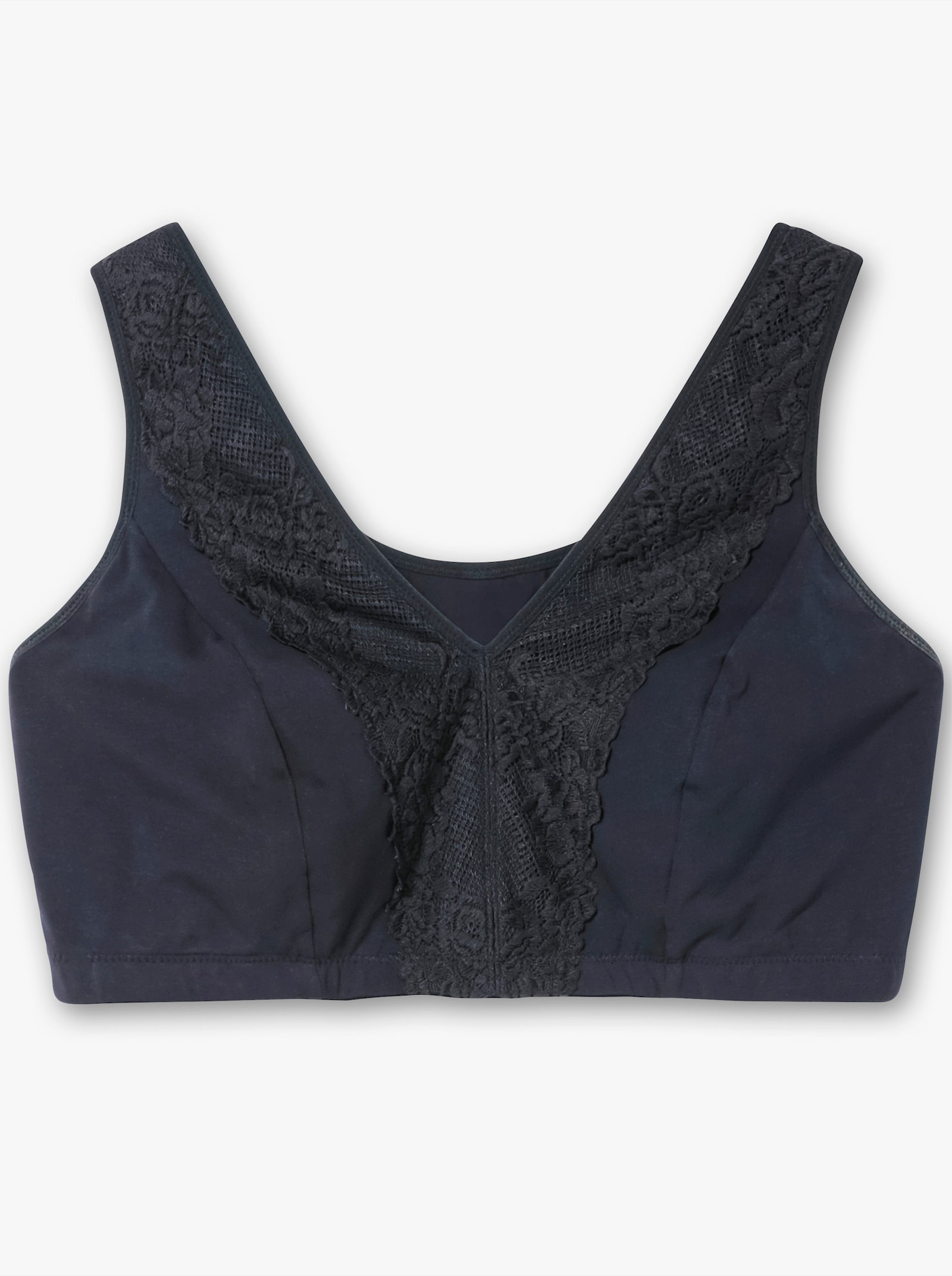 sheego Beha zonder beugel in bustiermodel - marine