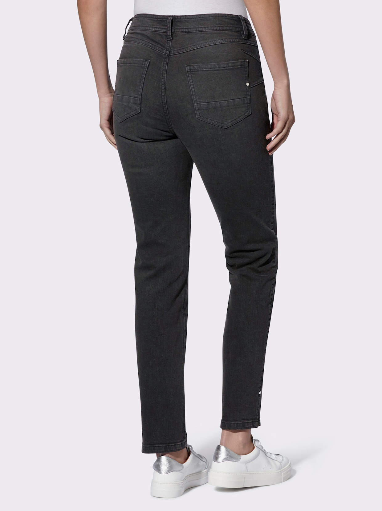 heine Skinny jeans - grafiet denim