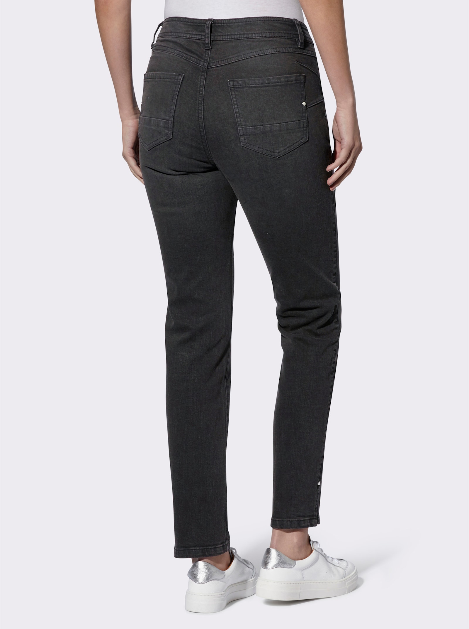 heine Jean skinny effet push-up - graphite denim